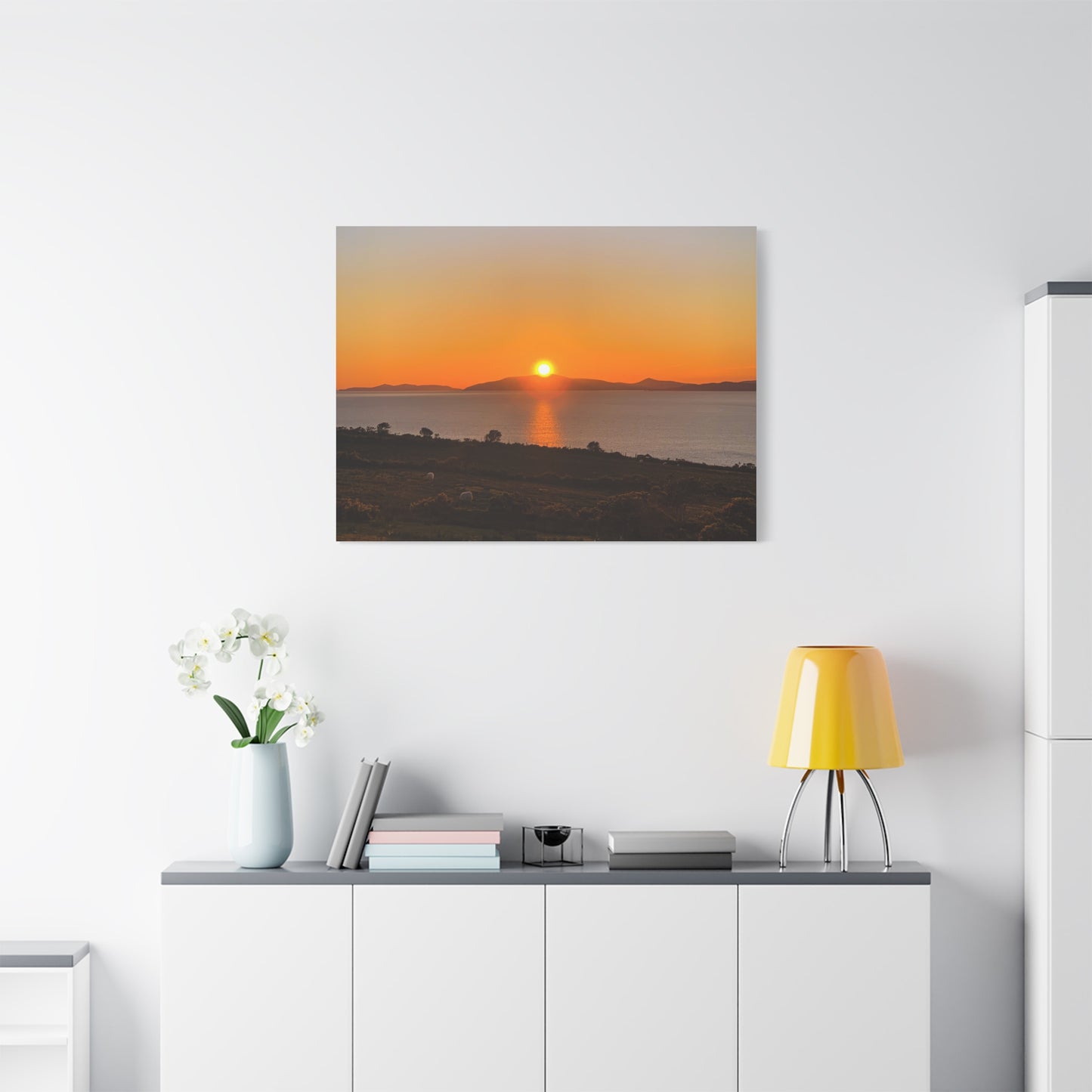 Sunset Ring of Kerry Matte Canvas, Stretched, 1.25"