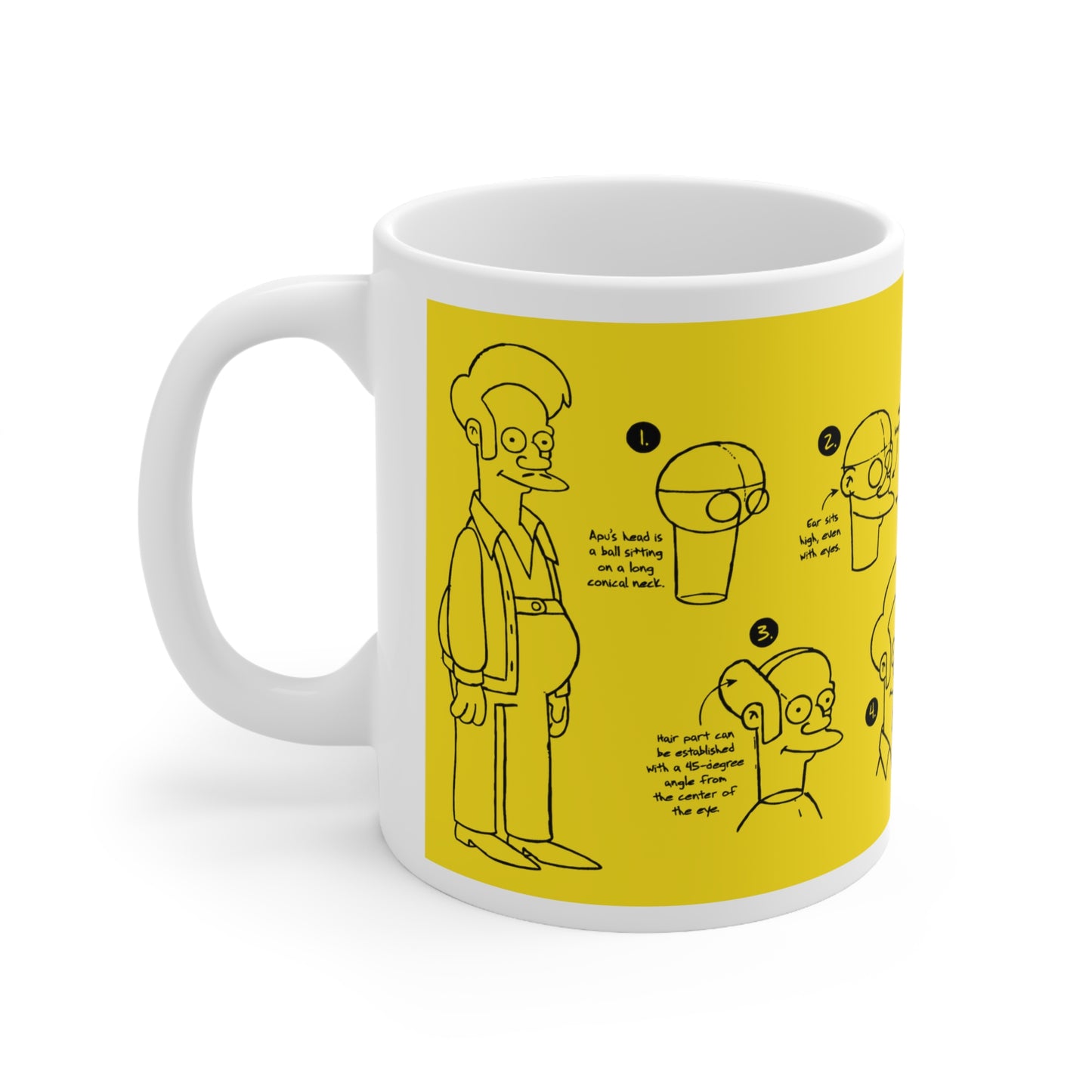 Whimsical Cartoon Character Coffee Mug - Fun, Unique Gift for Fans