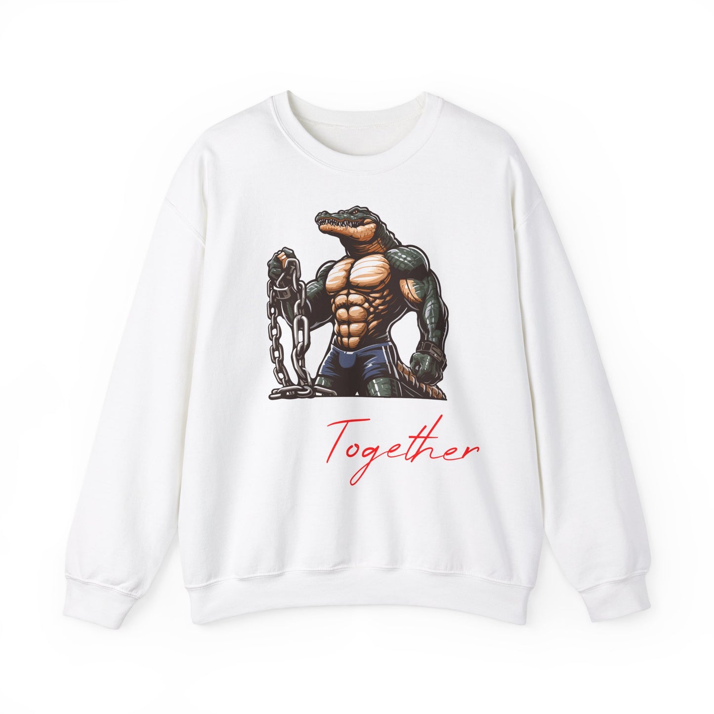 Stronger Together Unisex Heavy Blend™ Crewneck Sweatshirt - Motivational Fitness Gear