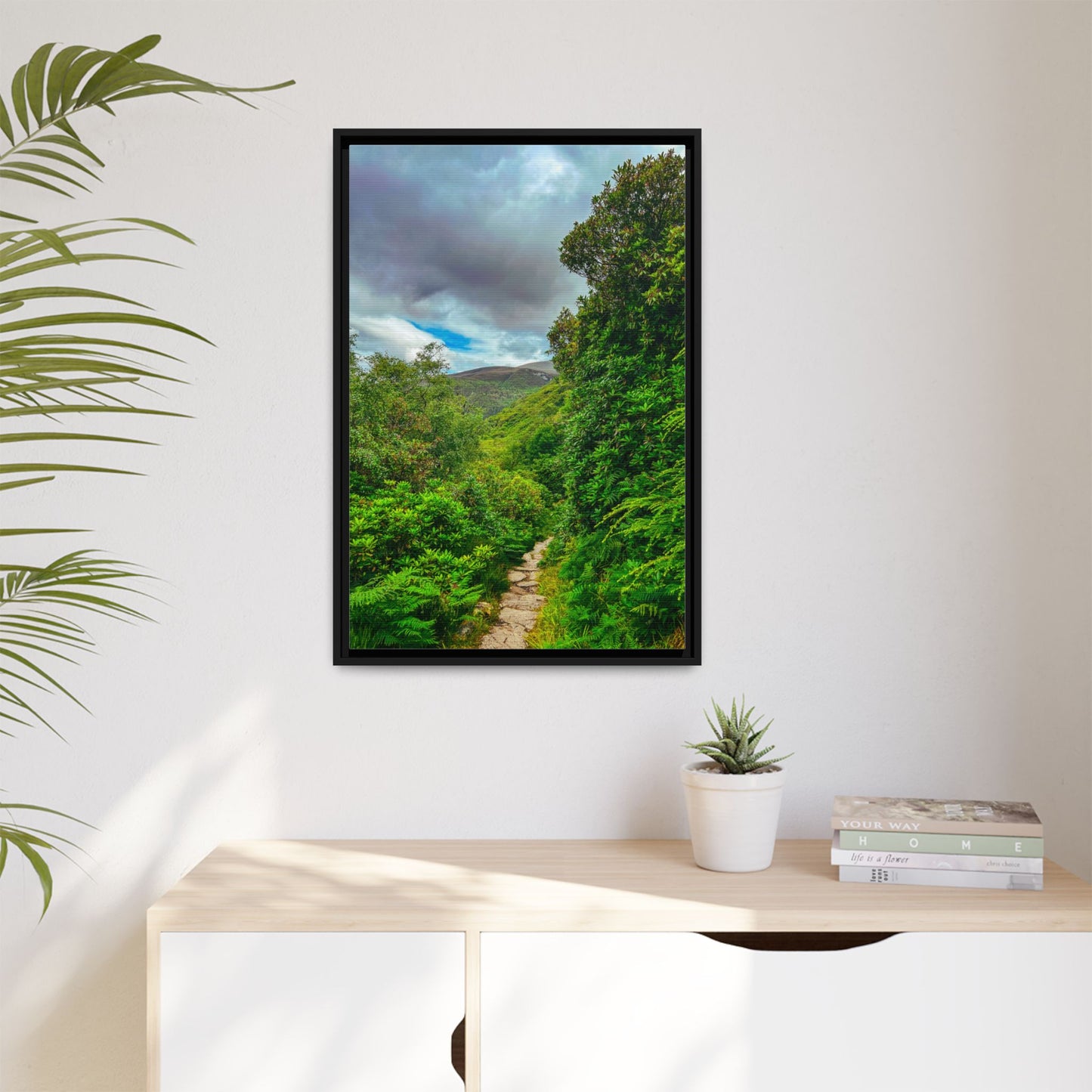 Torc Trail Matte Canvas, Framed (Multi-color)