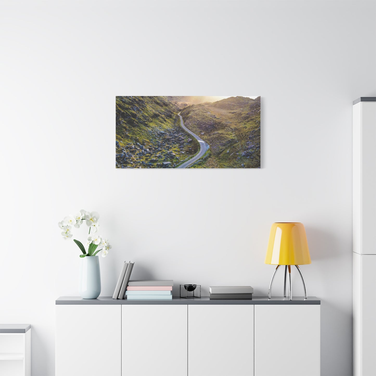 Valley Road Matte Canvas, Stretched, 1.25"