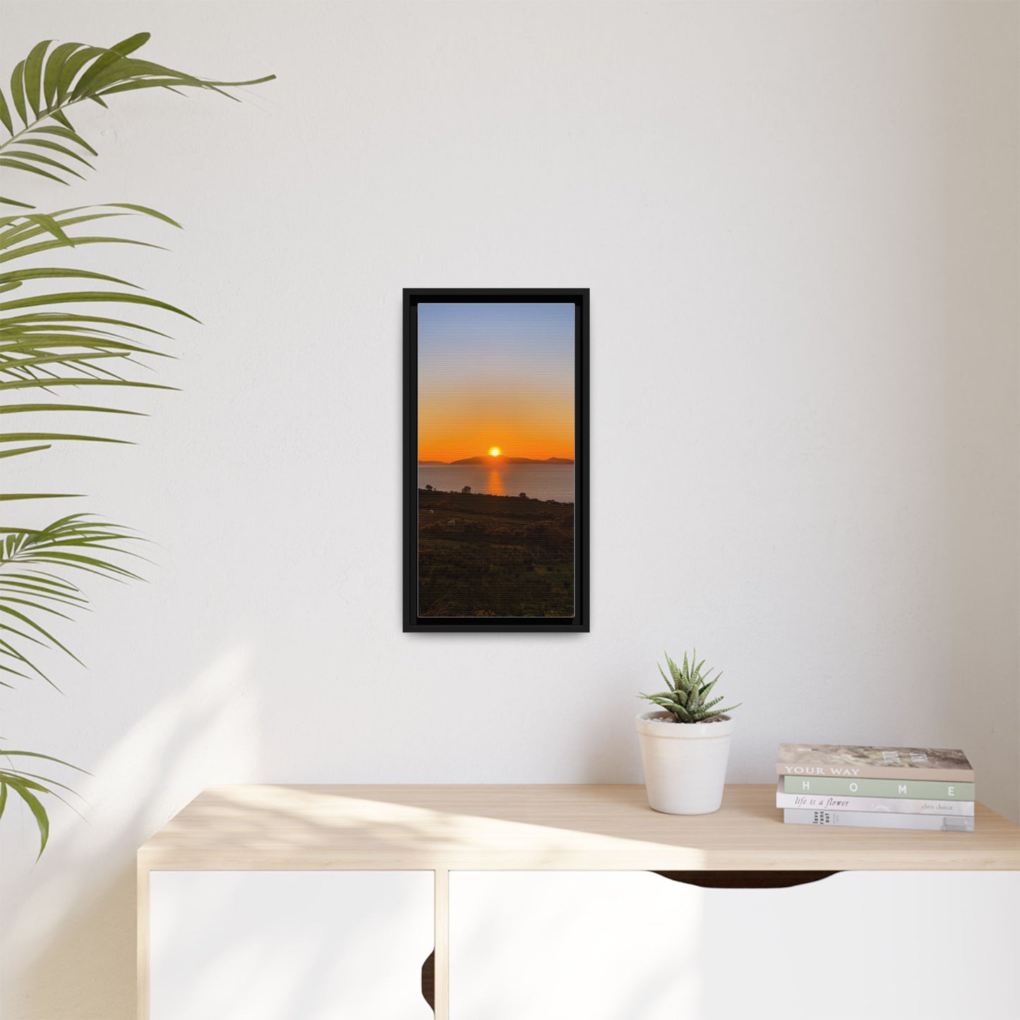 Sunset Ring Of Kerry Matte Canvas, Framed (Multi-color)