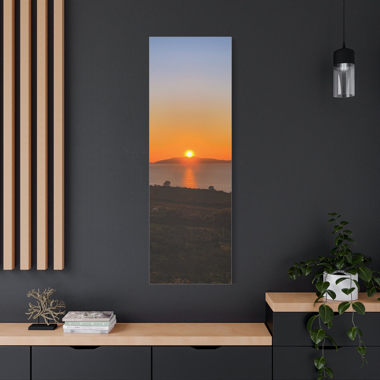 Sunset Ring of Kerry Matte Canvas, Stretched, 1.25"