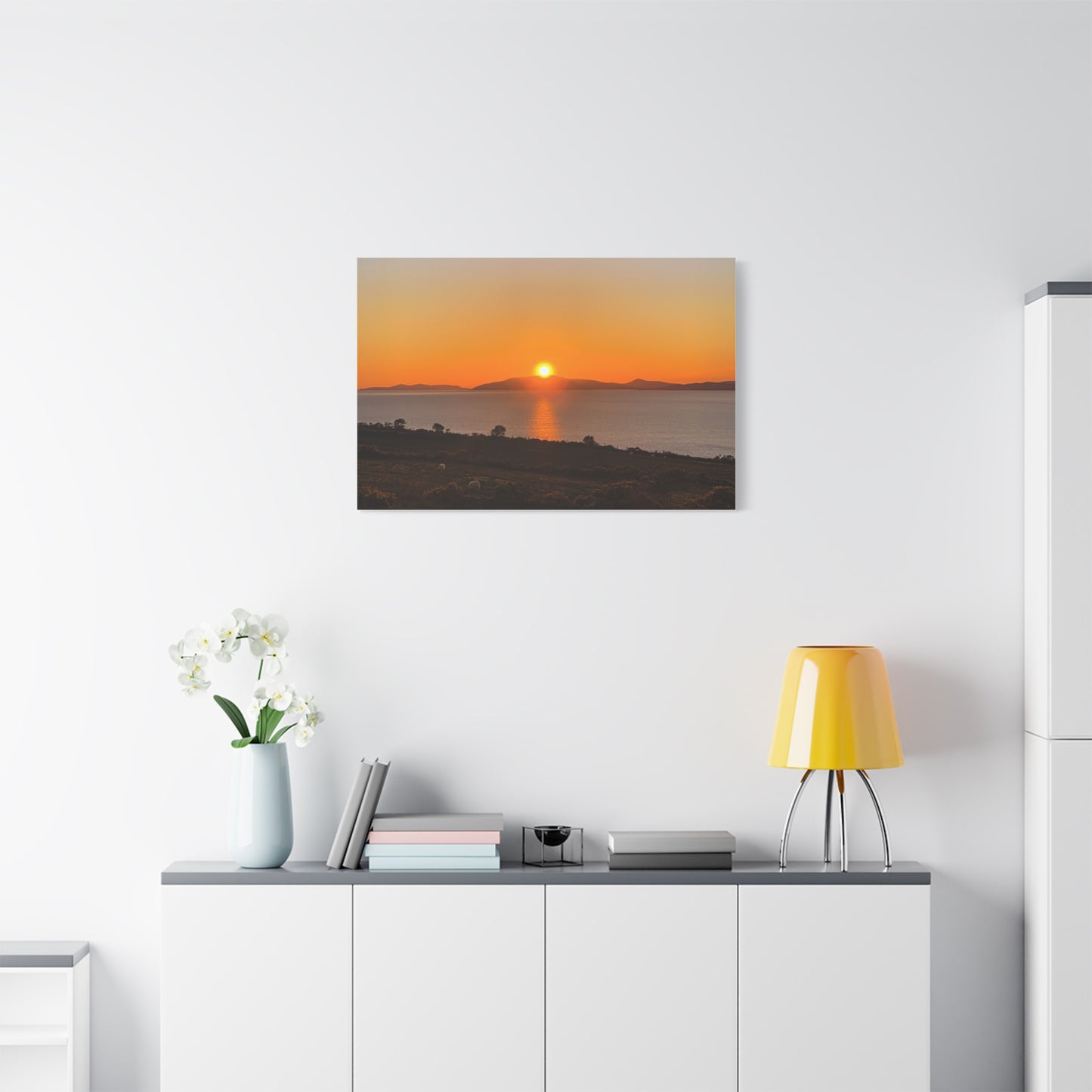 Sunset Ring of Kerry Matte Canvas, Stretched, 1.25"