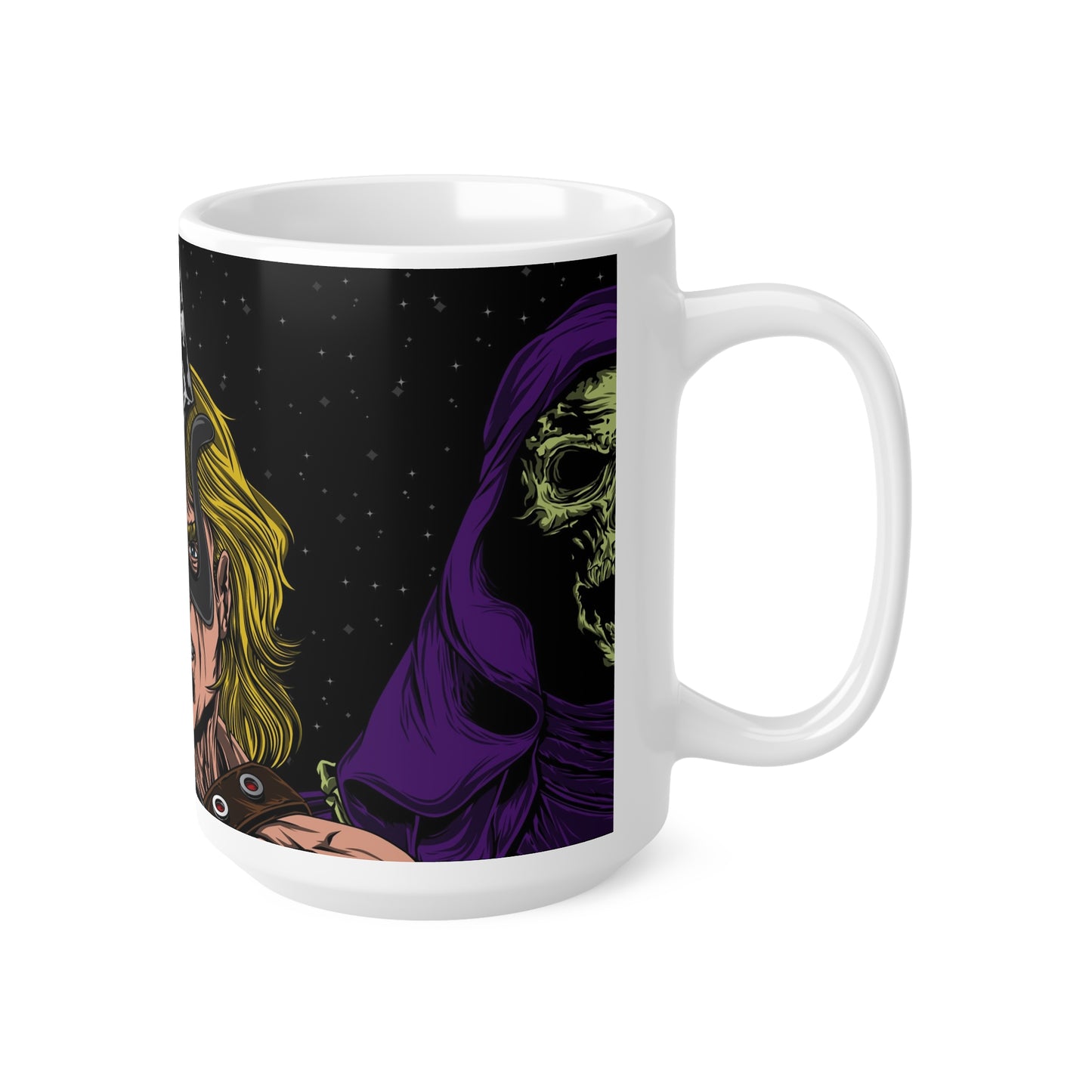 Epic Battle Ceramic Coffee Mug - 11oz & 15oz | Perfect for Warrior Enthusiasts & Gift for Comic Fans