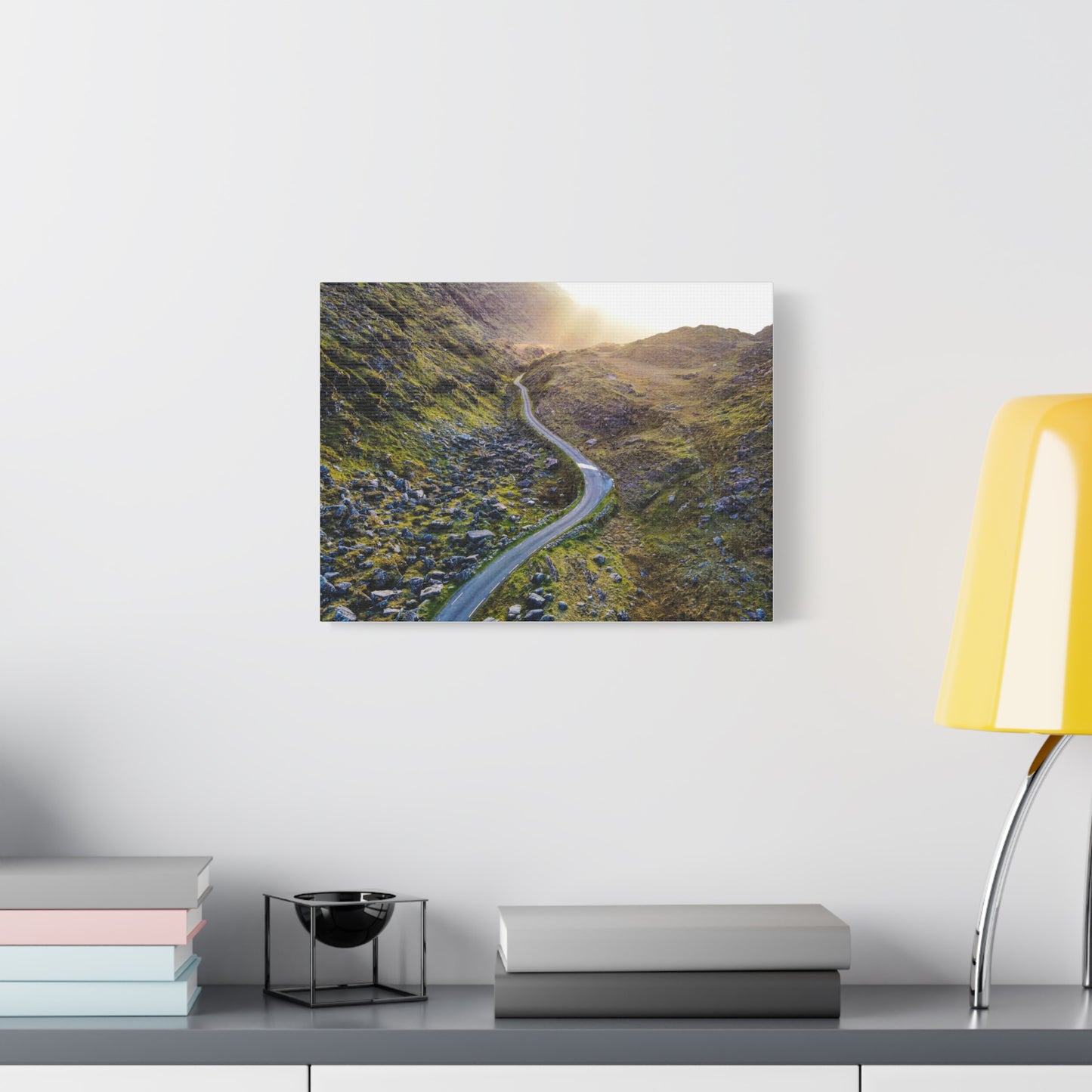 Valley Road Matte Canvas, Stretched, 1.25"