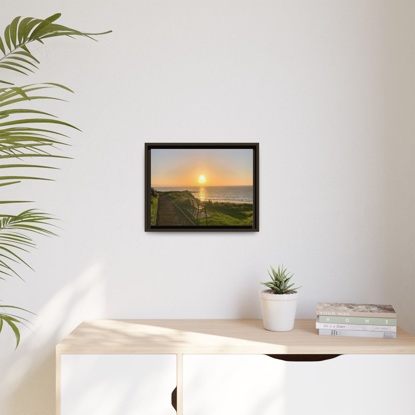 Sunset in Ballybunion 2 Matte Canvas, Framed (Multi-color)