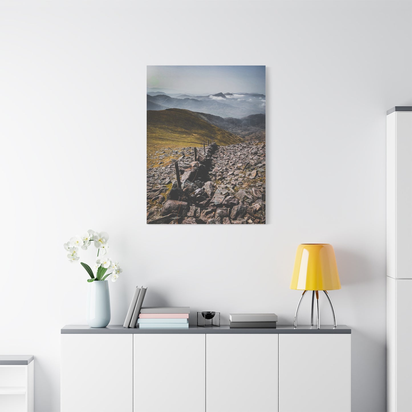 Wall in Mountains Matte Canvas, Stretched, 1.25"