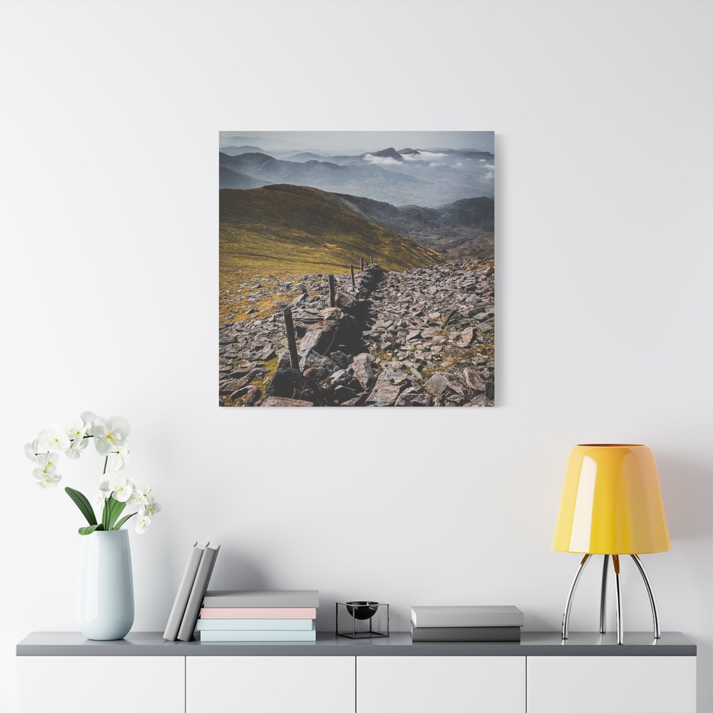 Wall in Mountains Matte Canvas, Stretched, 1.25"