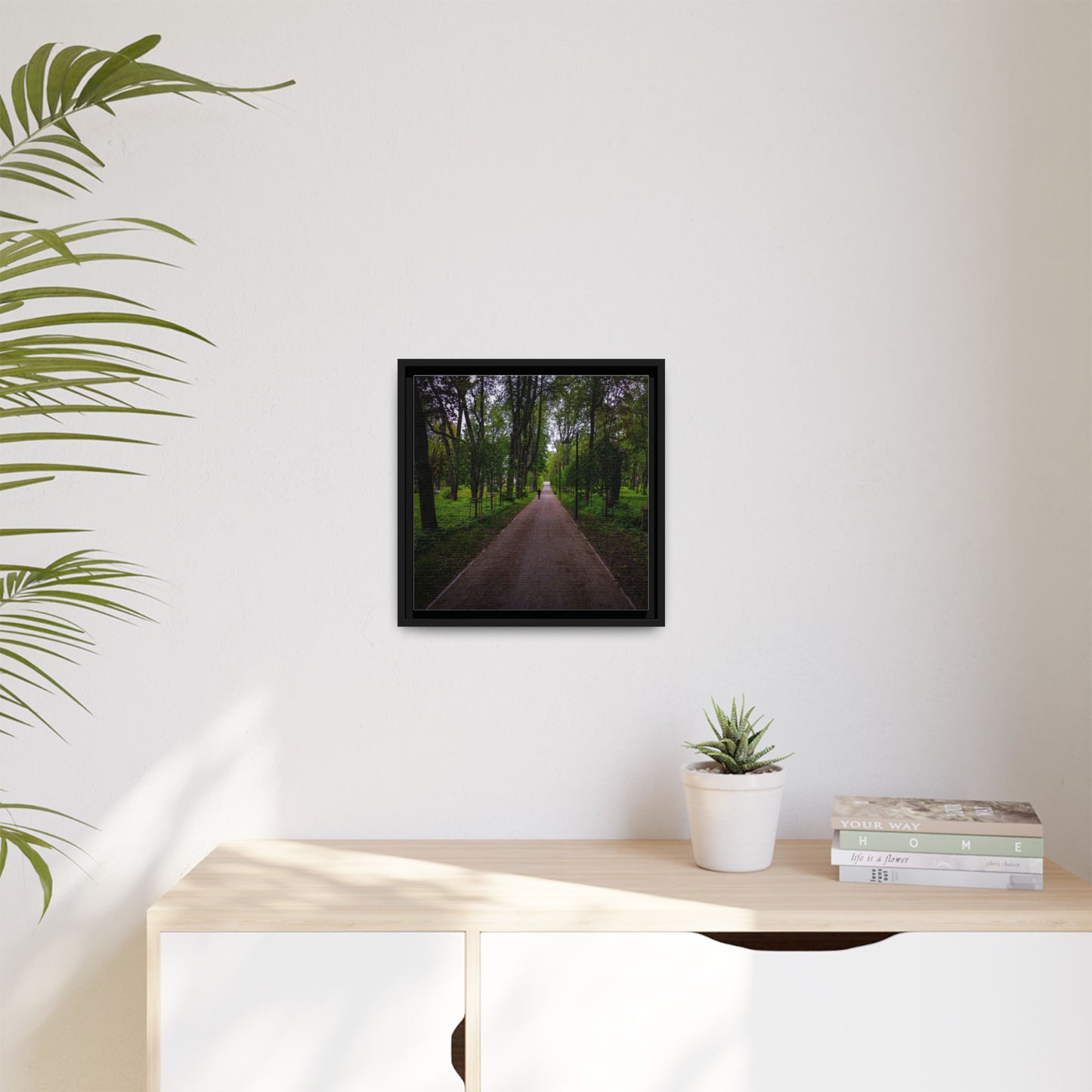 Zagares Park Matte Canvas, Framed (Multi-color)