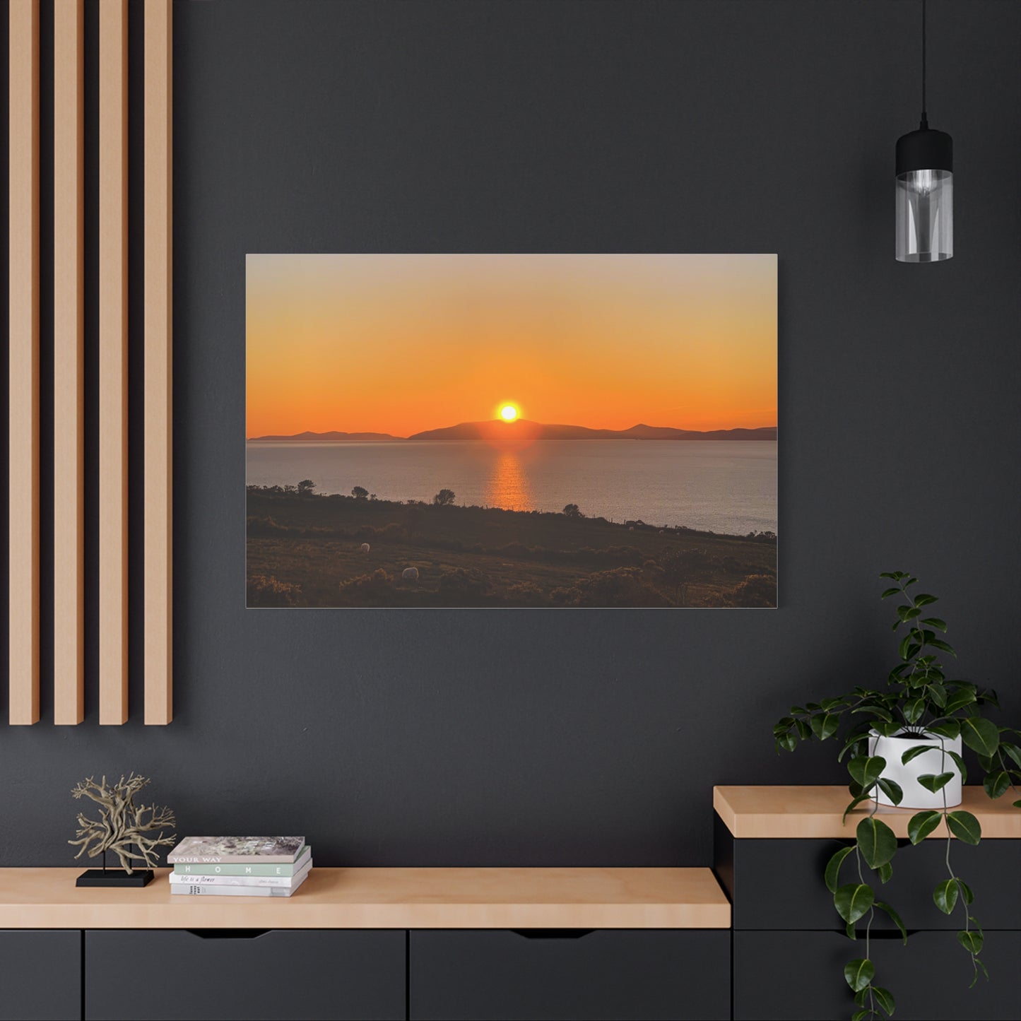 Sunset Ring of Kerry Matte Canvas, Stretched, 1.25"