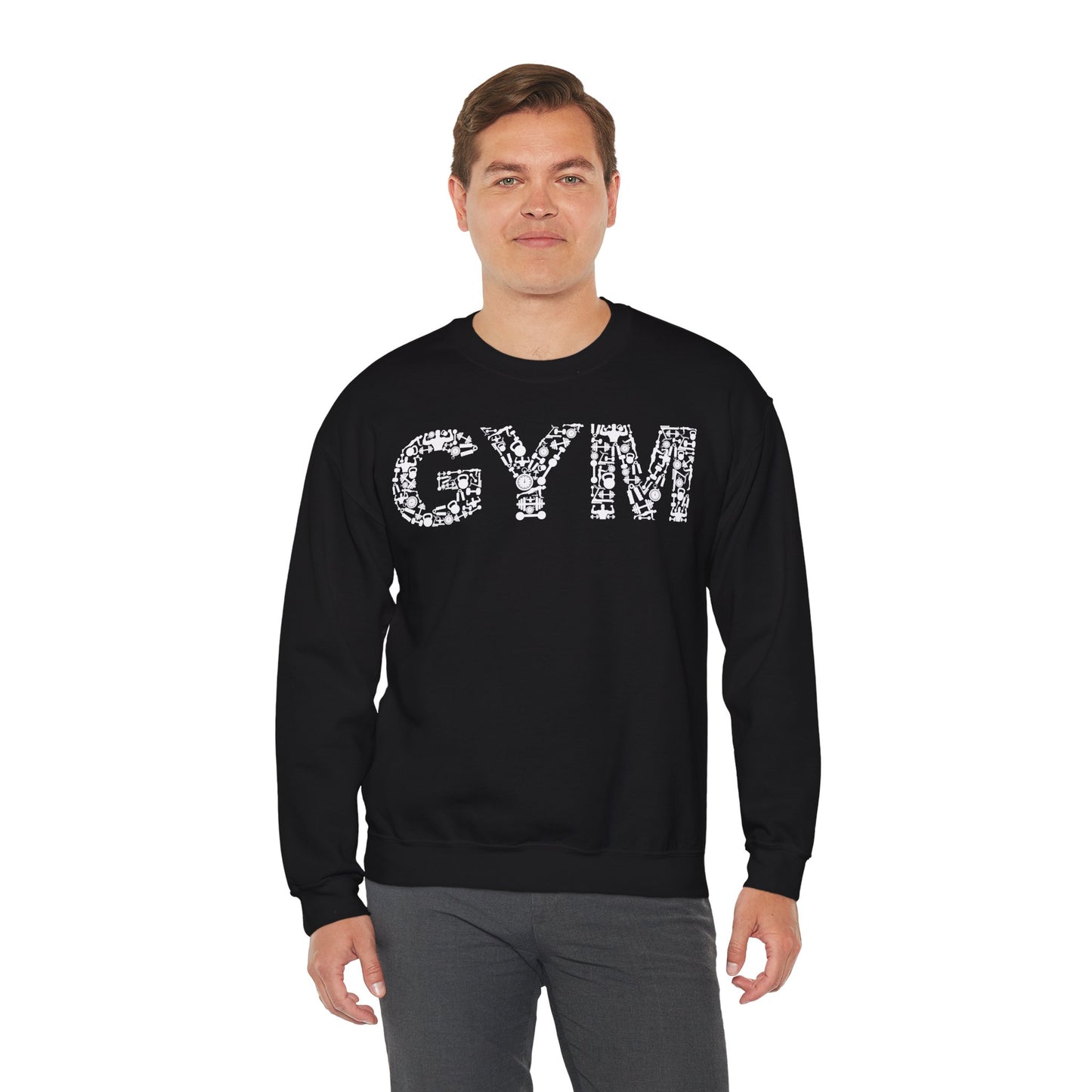 Gym Motivation Crewneck Sweatshirt - Unisex Heavy Blend