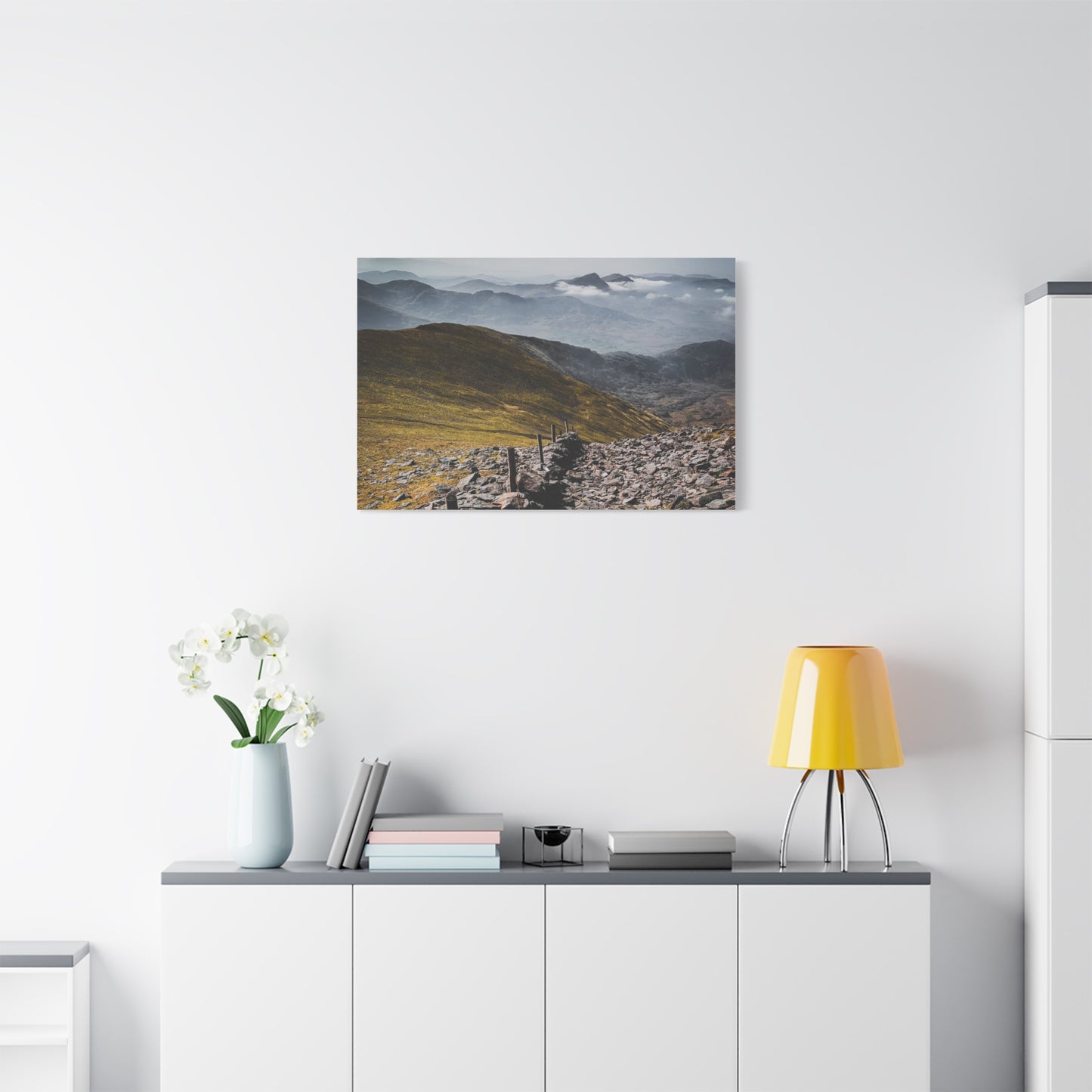 Wall in Mountains Matte Canvas, Stretched, 1.25"