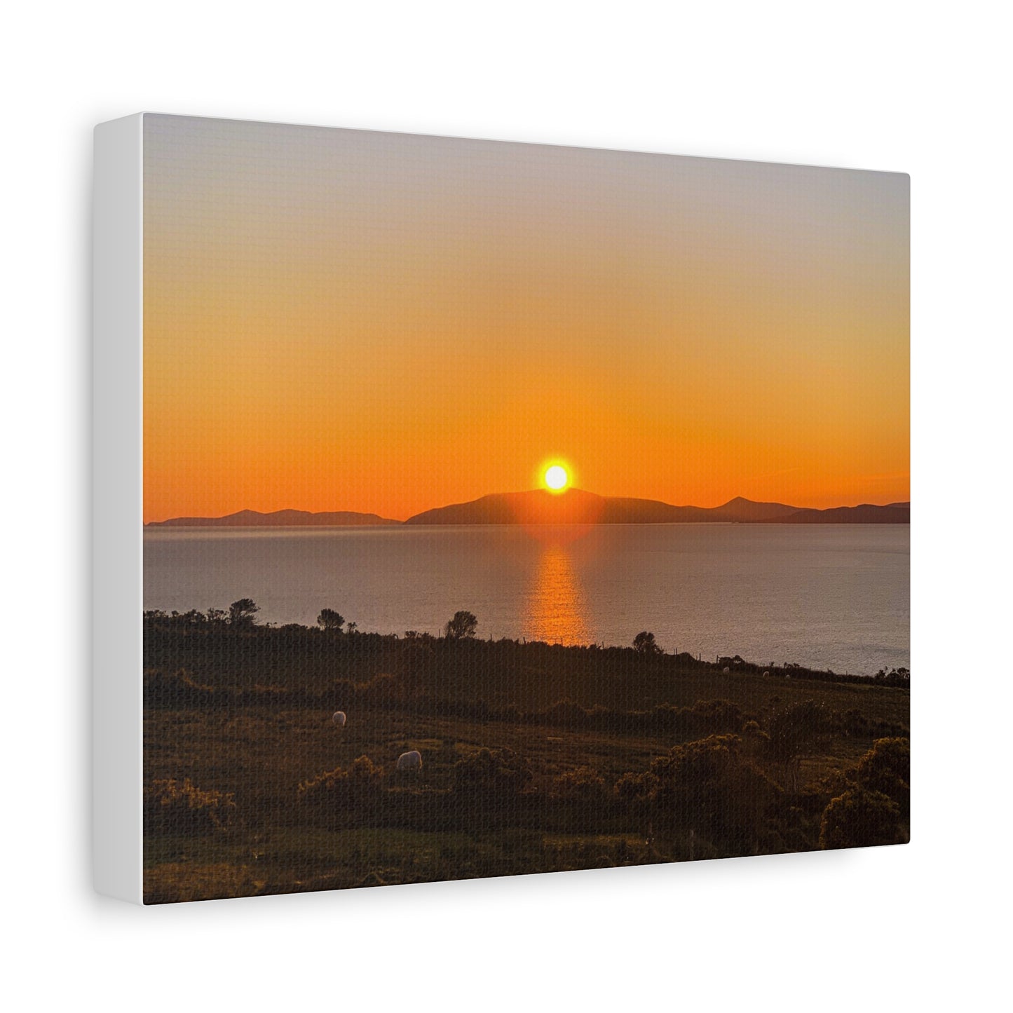 Sunset Ring of Kerry Matte Canvas, Stretched, 1.25"