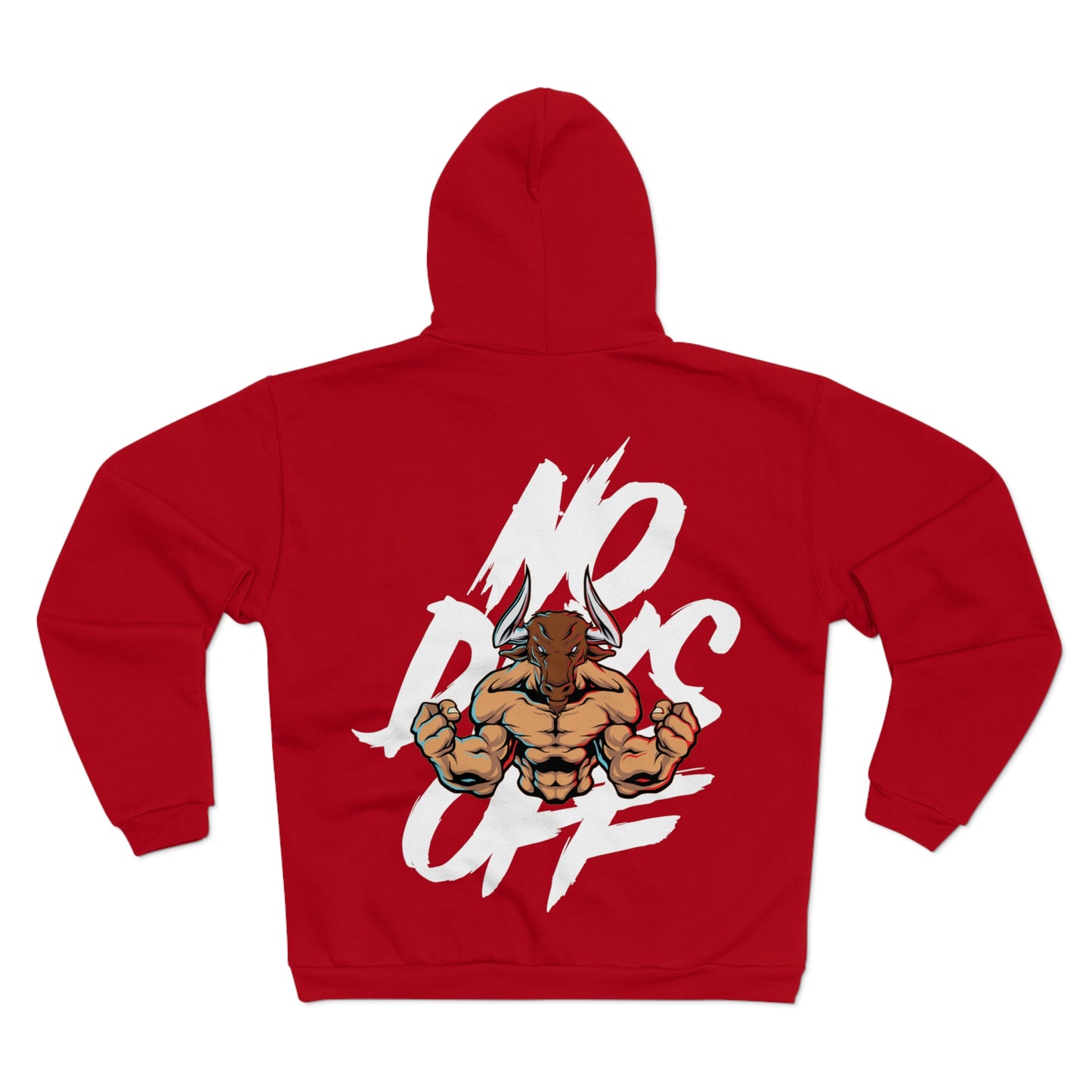 No Days Off Unisex Hooded Zip Sweatshirt - Motivational Gym Wear