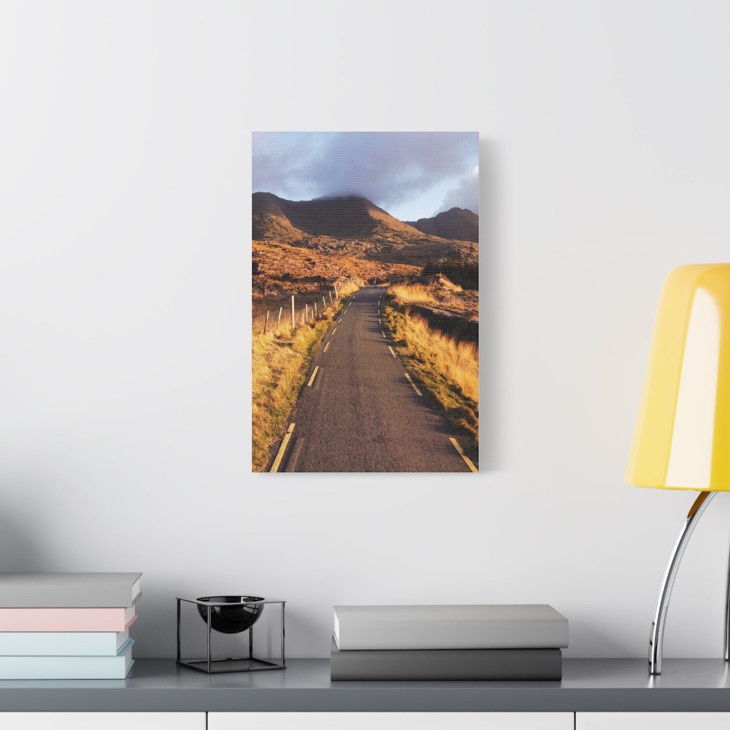Sunset Road Matte Canvas, Stretched, 1.25"