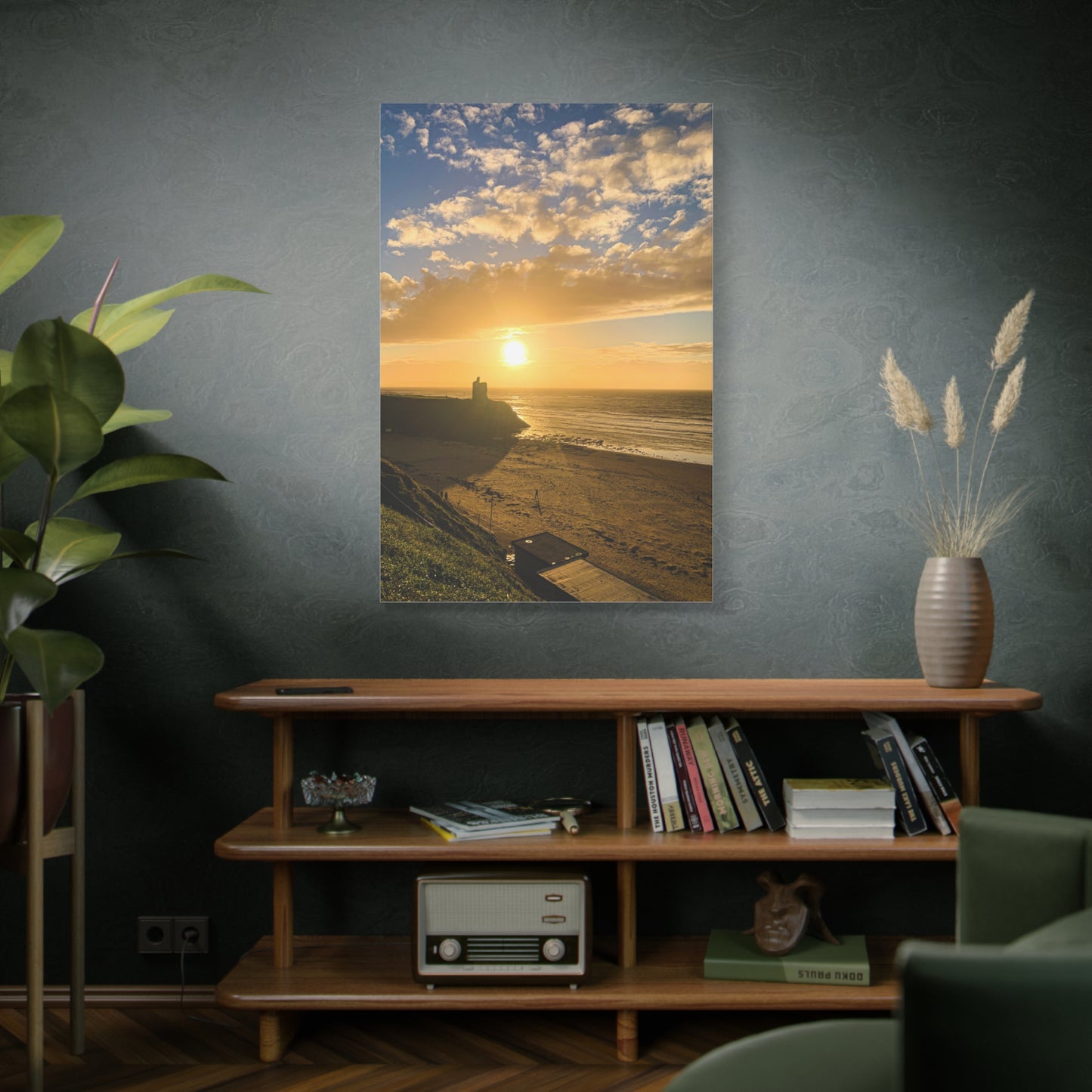 Ballybunion Sunset Castle Matte Canvas, Stretched, 1.25"