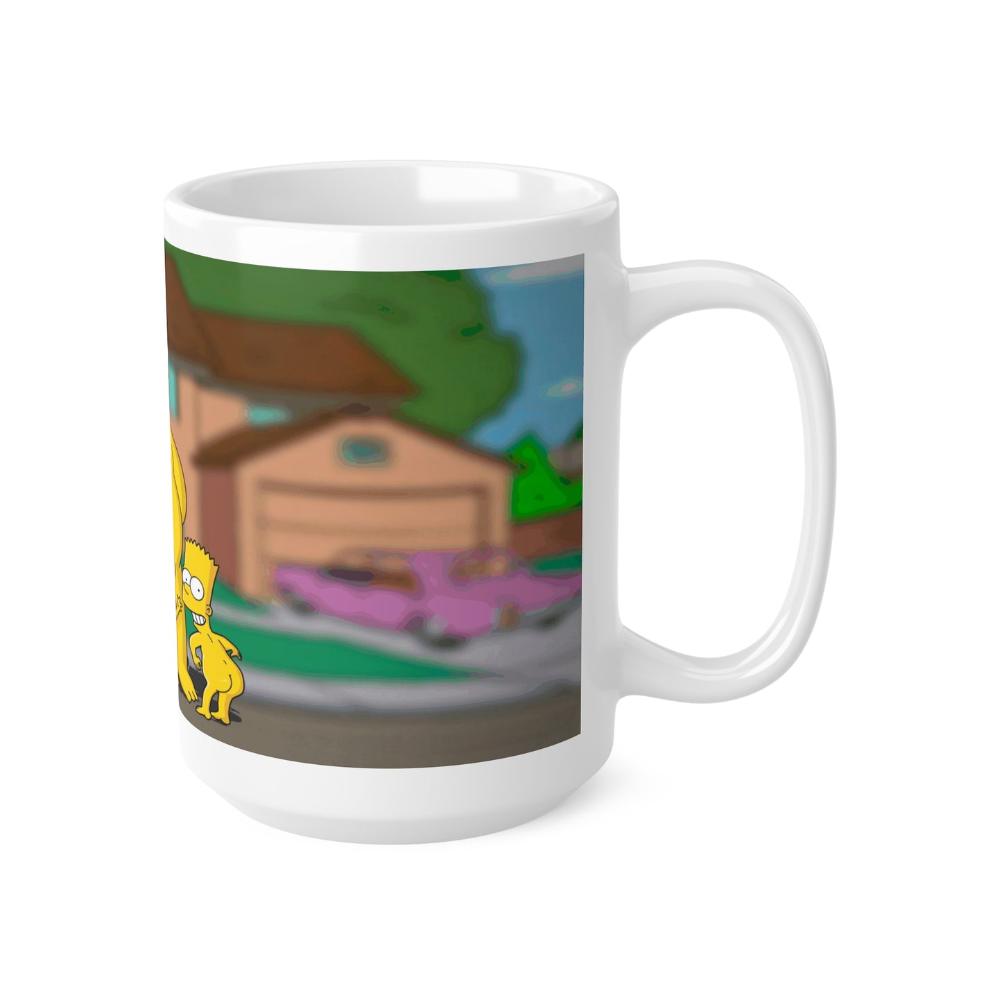 Funny Family Mug - Cartoon Style Coffee Cups, 11oz & 15oz - Unique Gift for Fans