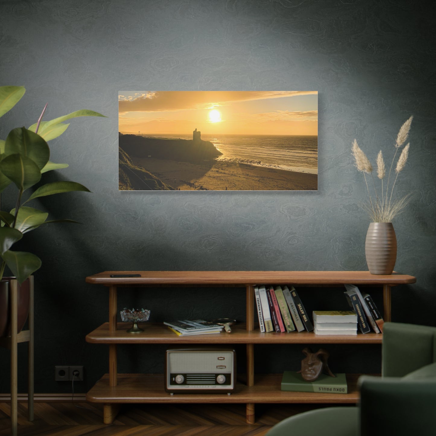 Ballybunion Sunset Castle Matte Canvas, Stretched, 1.25"