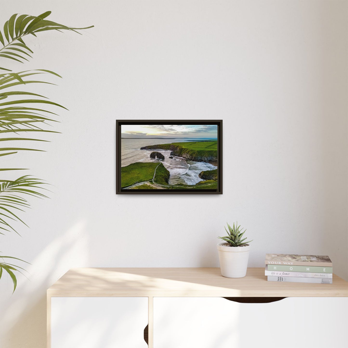 Virgin Rock Matte Canvas, Framed (Multi-color)