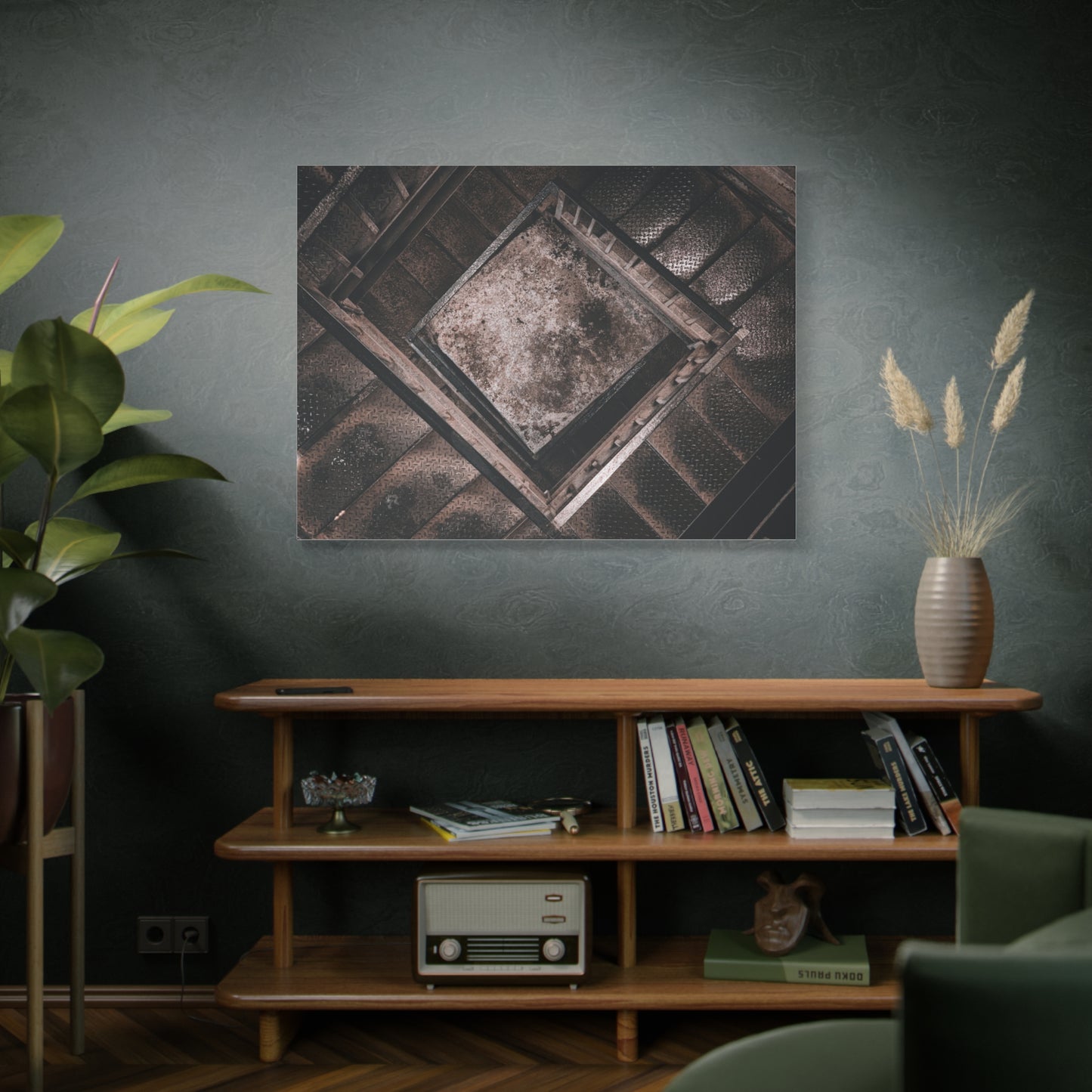Stairs to Demon World Matte Canvas, Stretched, 1.25"