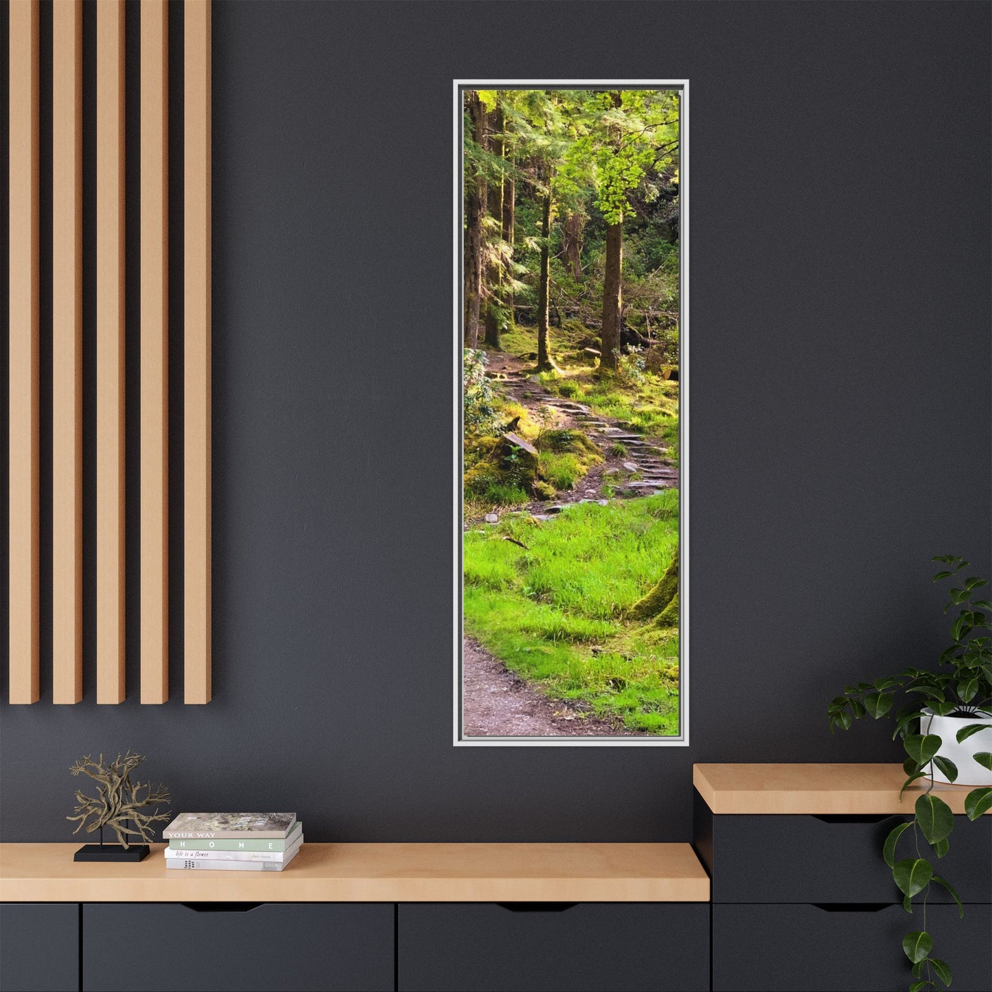 Torc Trail Matte Canvas, Framed (Multi-color)