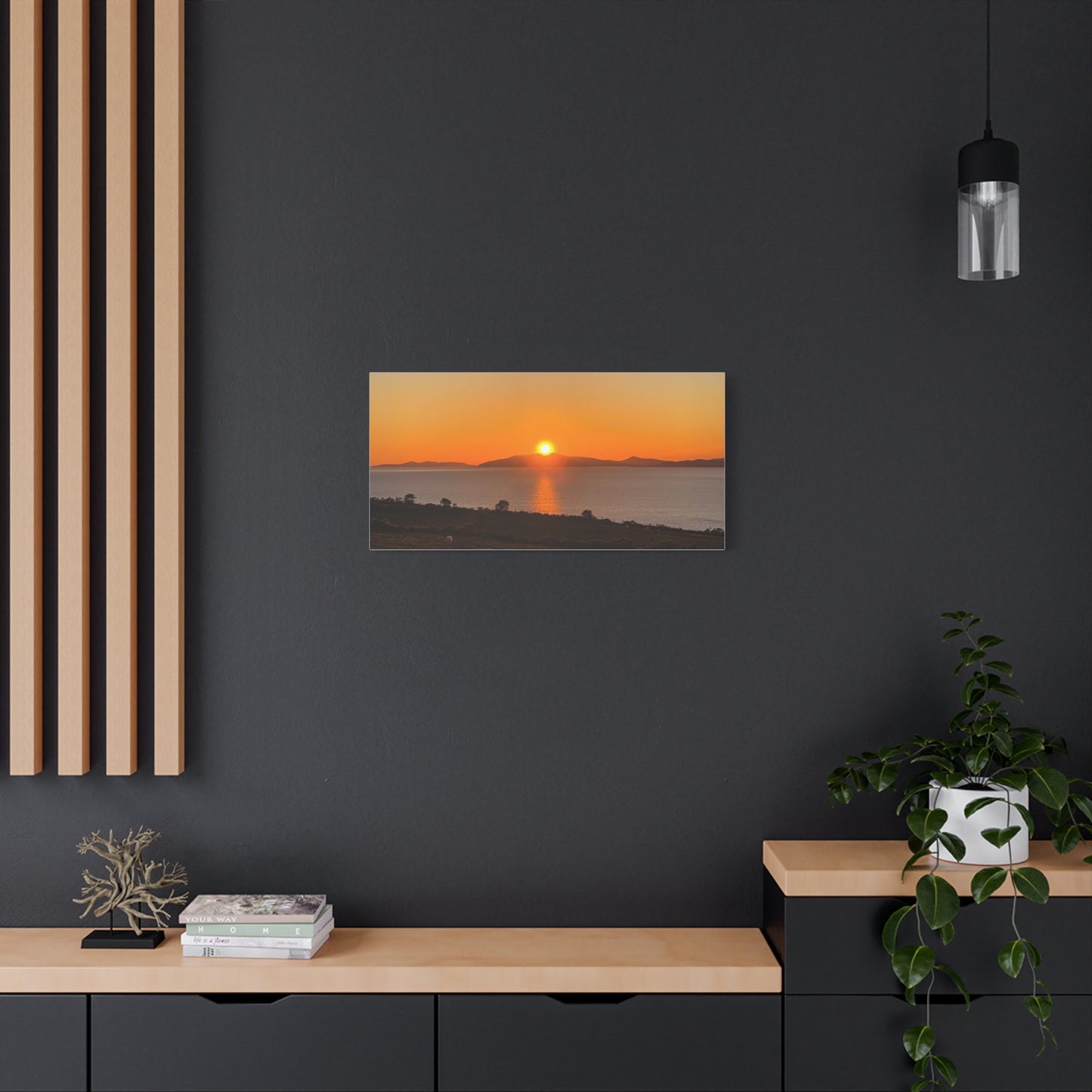 Sunset Ring of Kerry Matte Canvas, Stretched, 1.25"