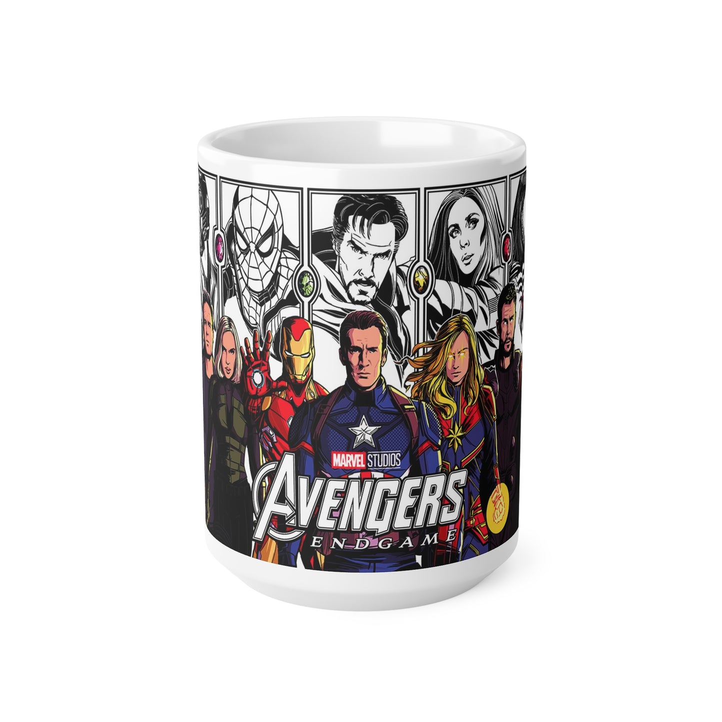 Avengers Endgame Ceramic Coffee Mugs | Superhero Collectible 11oz & 15oz