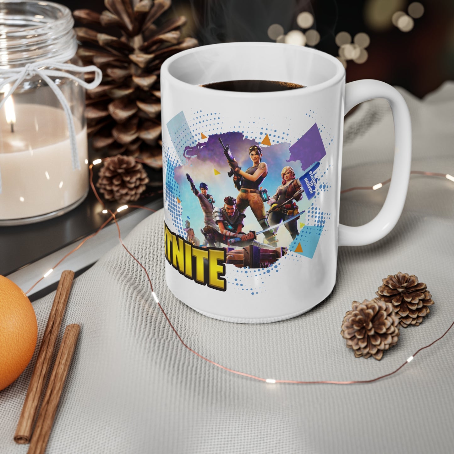 Fortnite Themed Ceramic Coffee Cups - 11oz & 15oz Fun Gamer Mugs