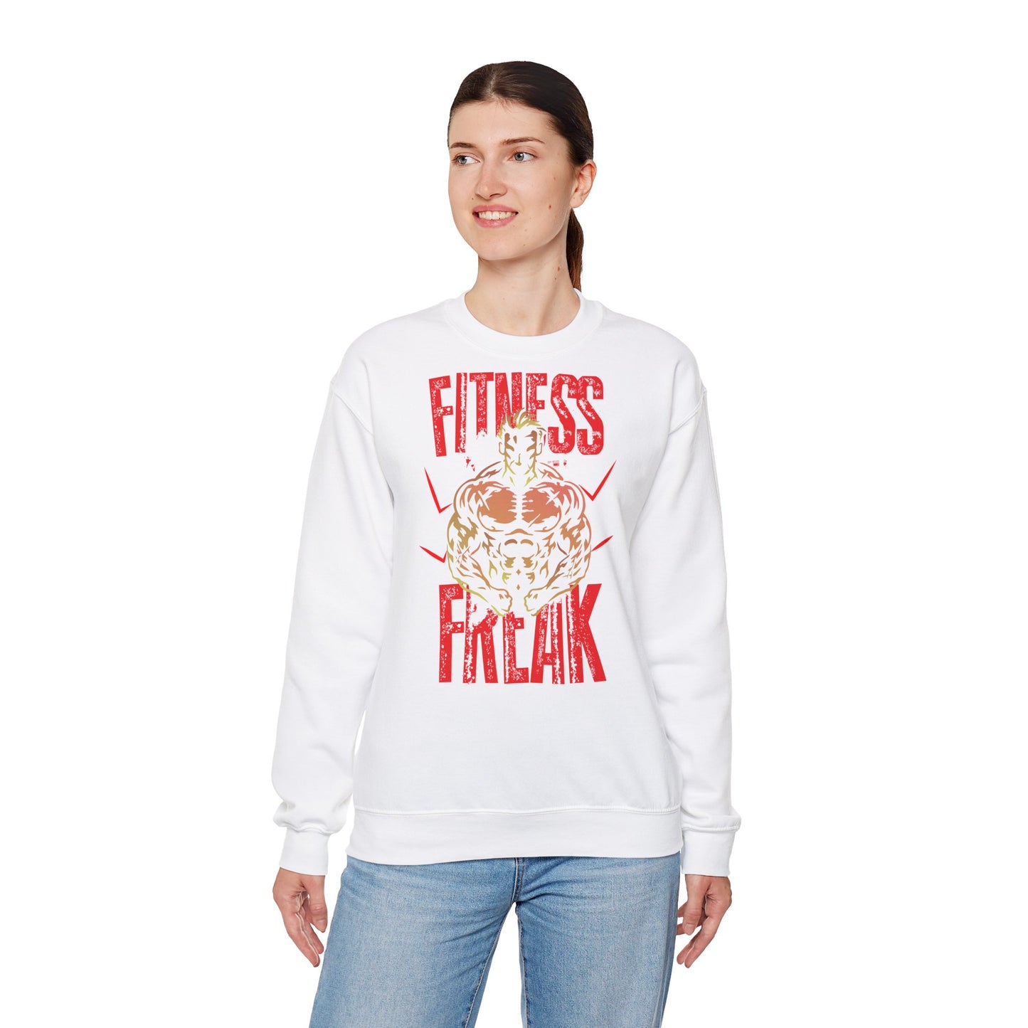 Fitness Freak Unisex Heavy Blend™ Crewneck Sweatshirt - Perfect Crossfit Apparel