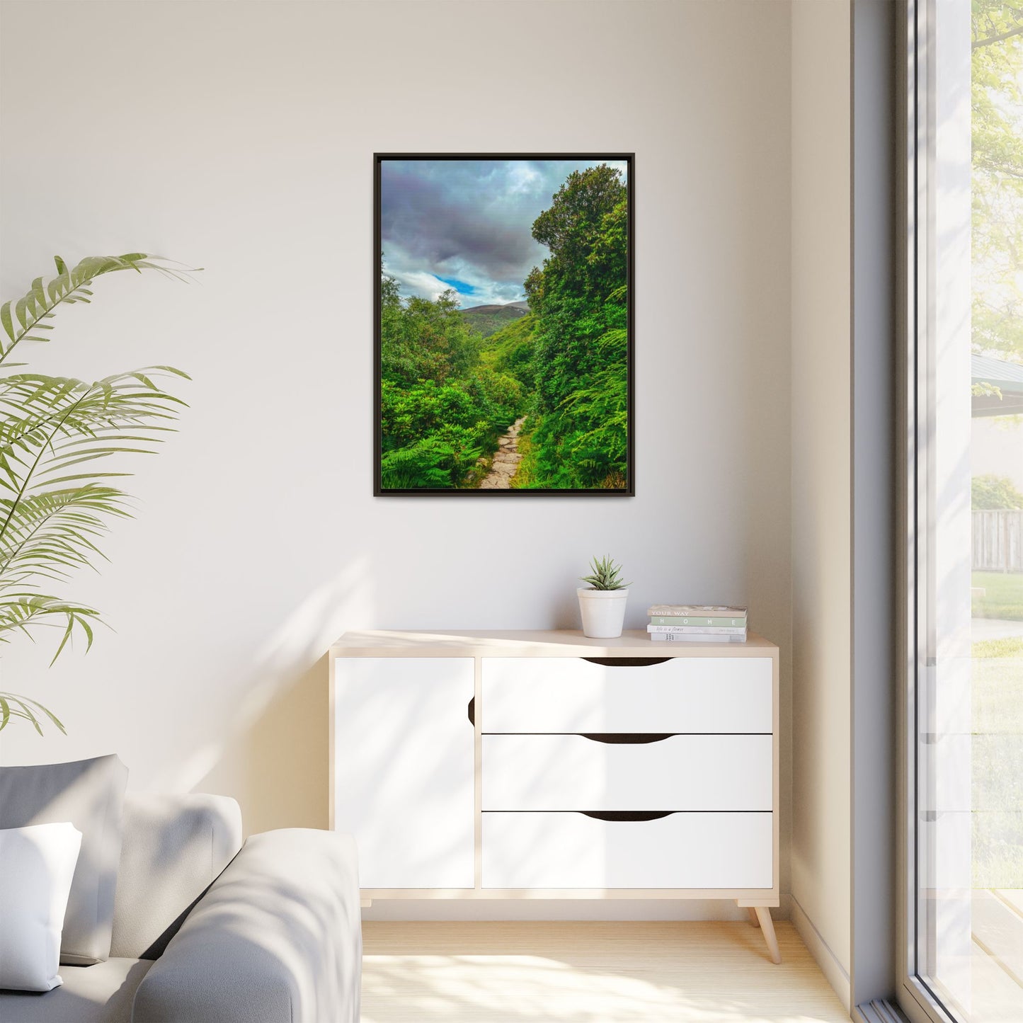 Torc Trail Matte Canvas, Framed (Multi-color)
