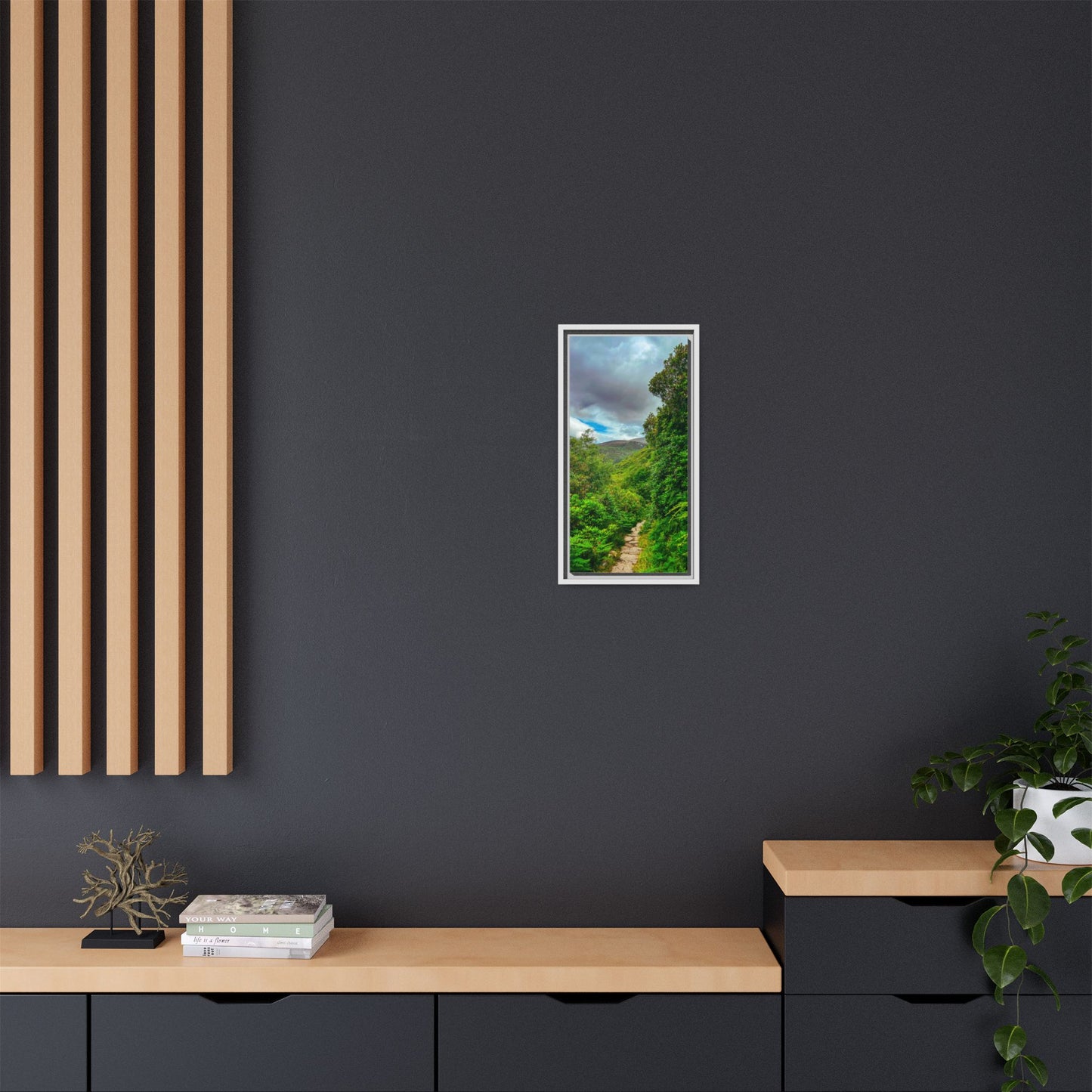Torc Trail Matte Canvas, Framed (Multi-color)