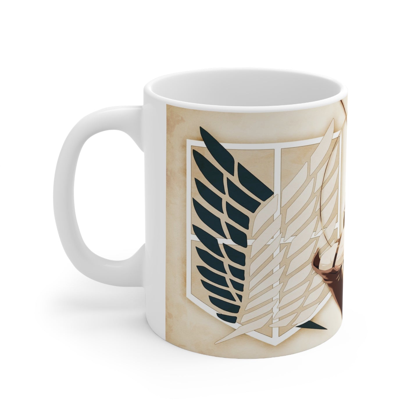 Anime-Inspired Ceramic Coffee Cup - 11oz & 15oz - Perfect for Fans of Adventure