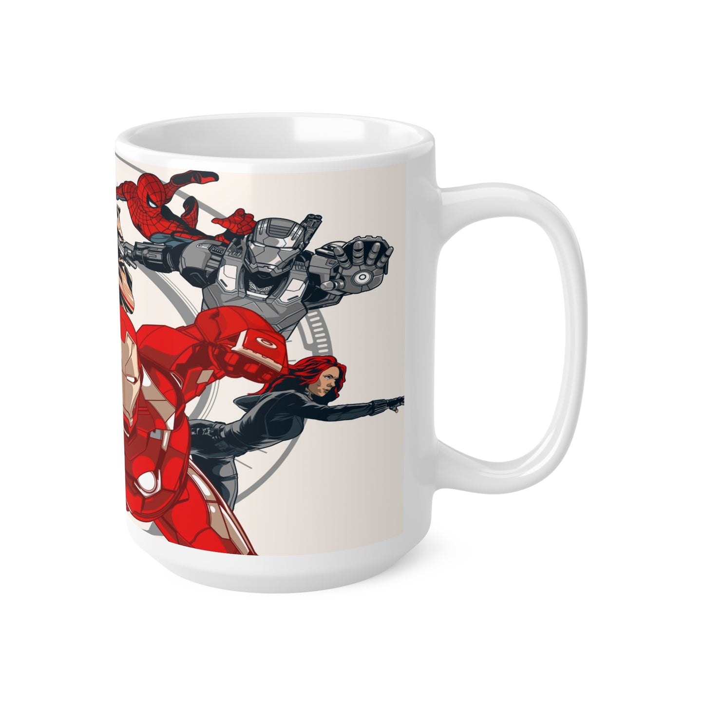 Superhero Ceramic Coffee Mug - 11oz & 15oz - Perfect Gift for Comic Fans