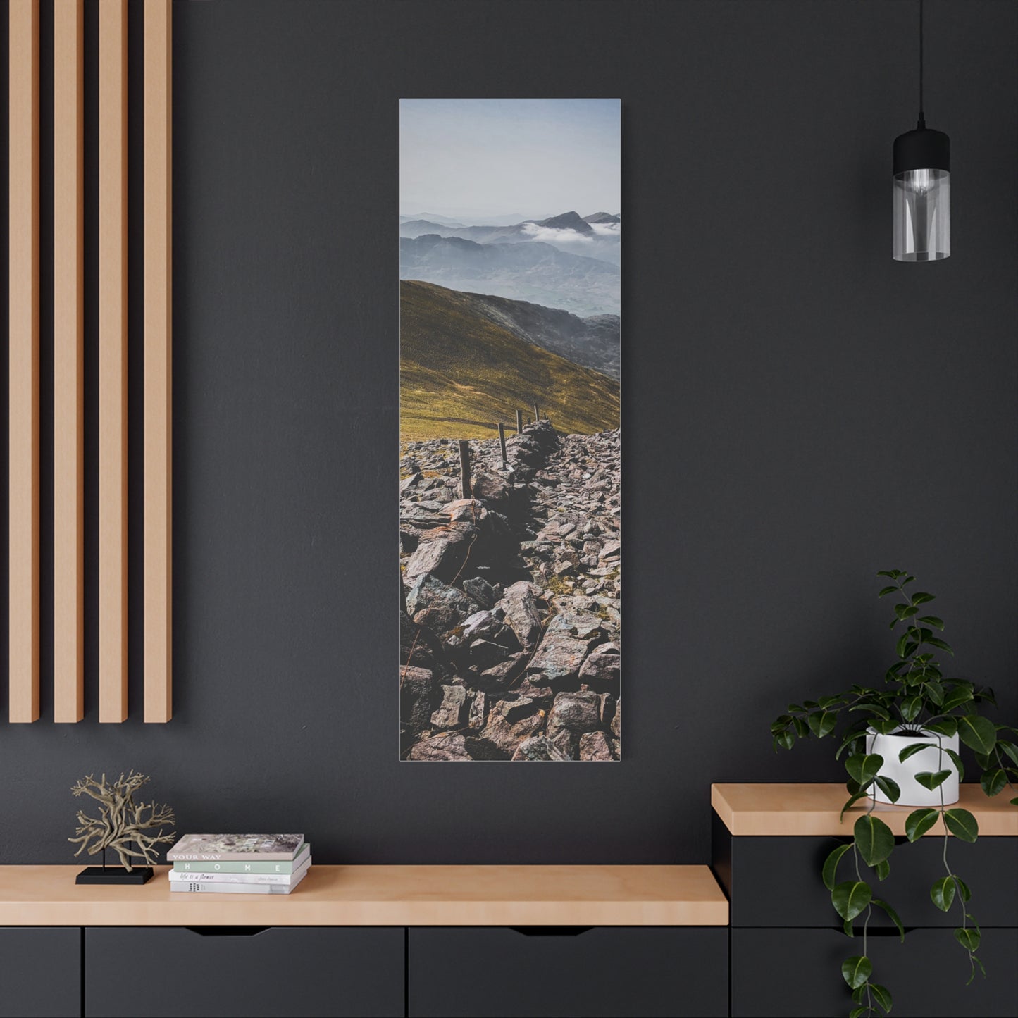 Wall in Mountains Matte Canvas, Stretched, 1.25"