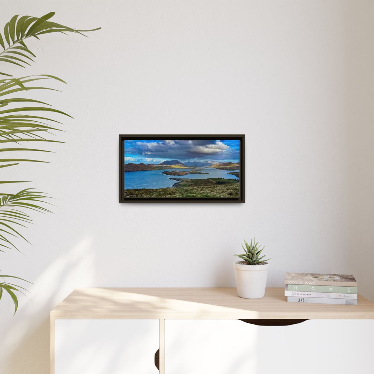 Unknown Mountain Matte Canvas, Framed (Multi-color)