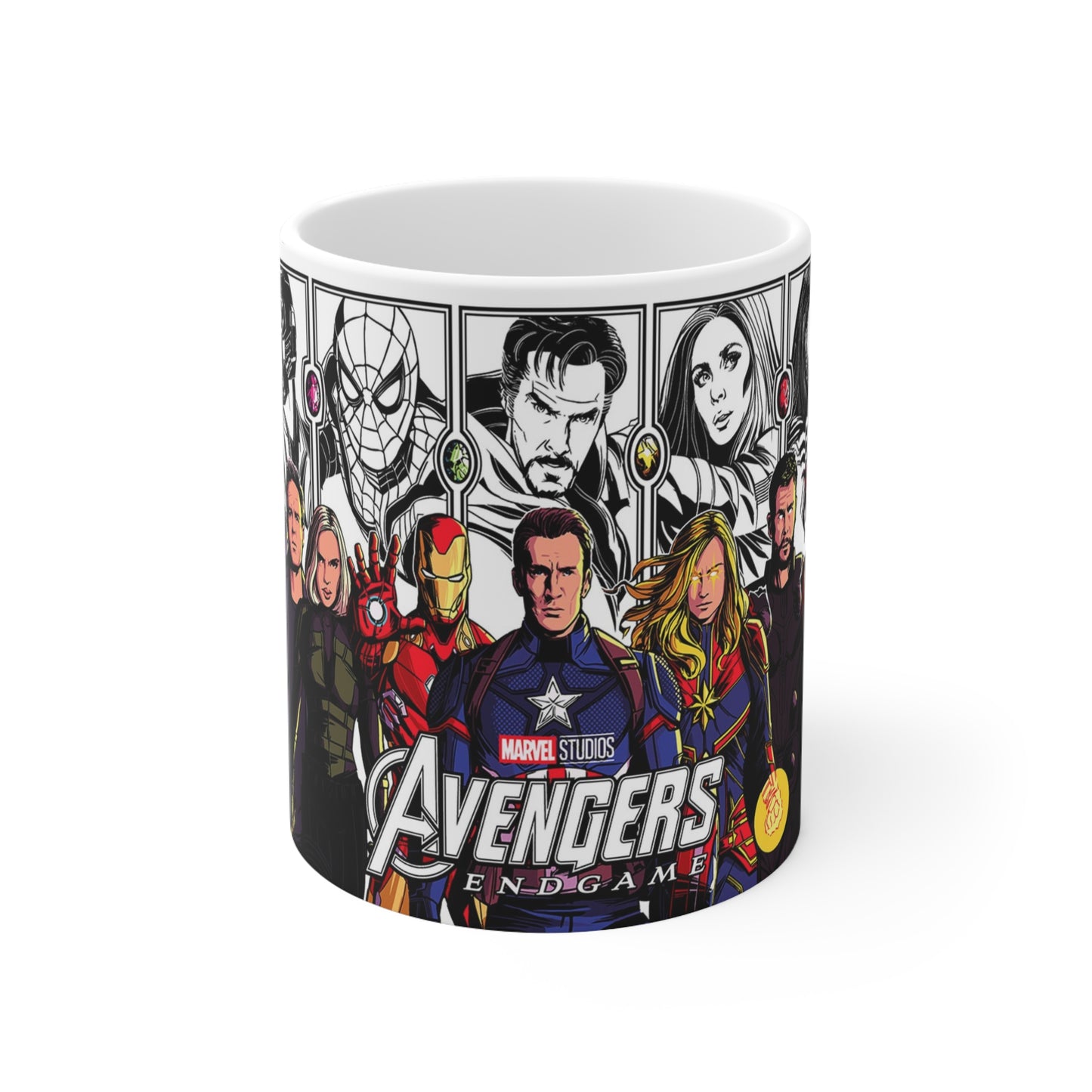 Avengers Endgame Ceramic Coffee Mugs | Superhero Collectible 11oz & 15oz
