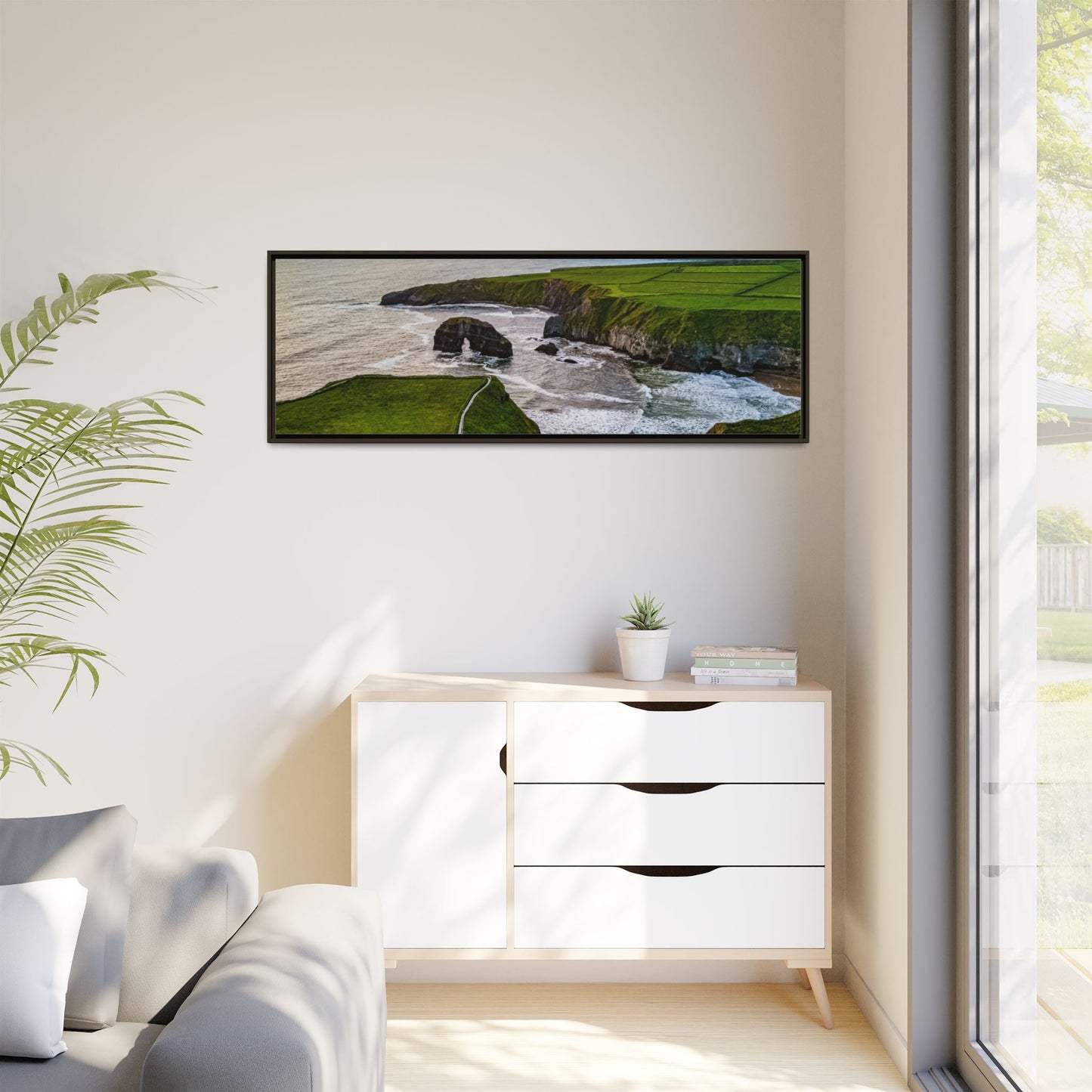Virgin Rock Matte Canvas, Framed (Multi-color)