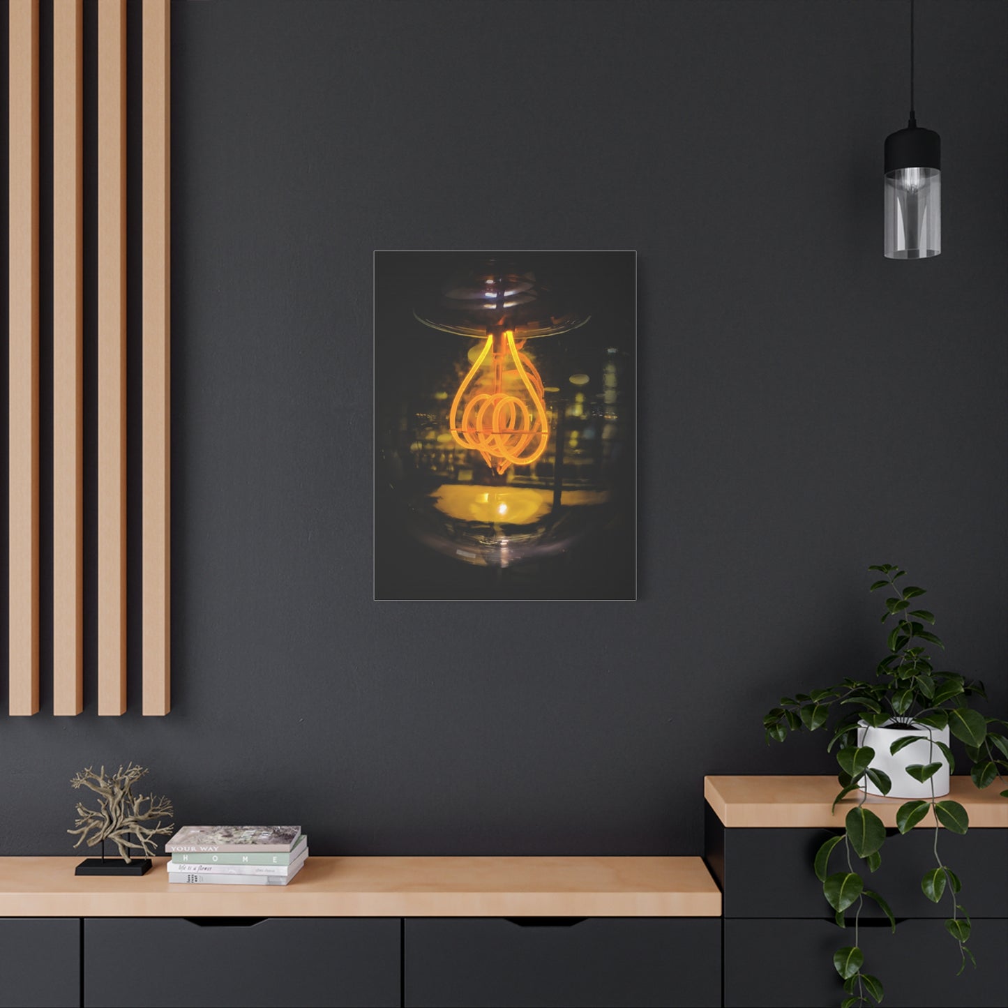 Bulb Matte Canvas, Stretched, 1.25"