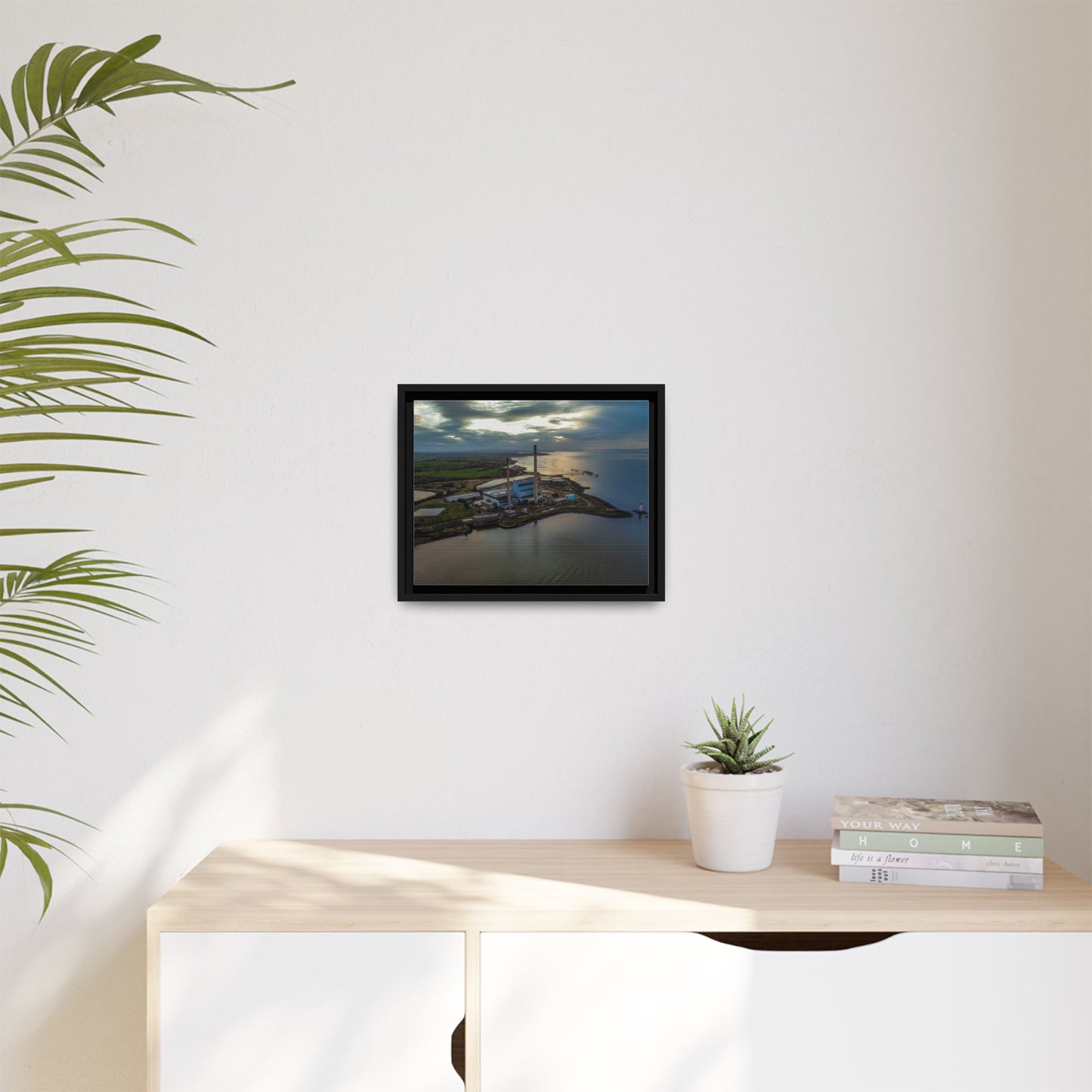 Target Power Station Matte Canvas, Framed (Multi-color)