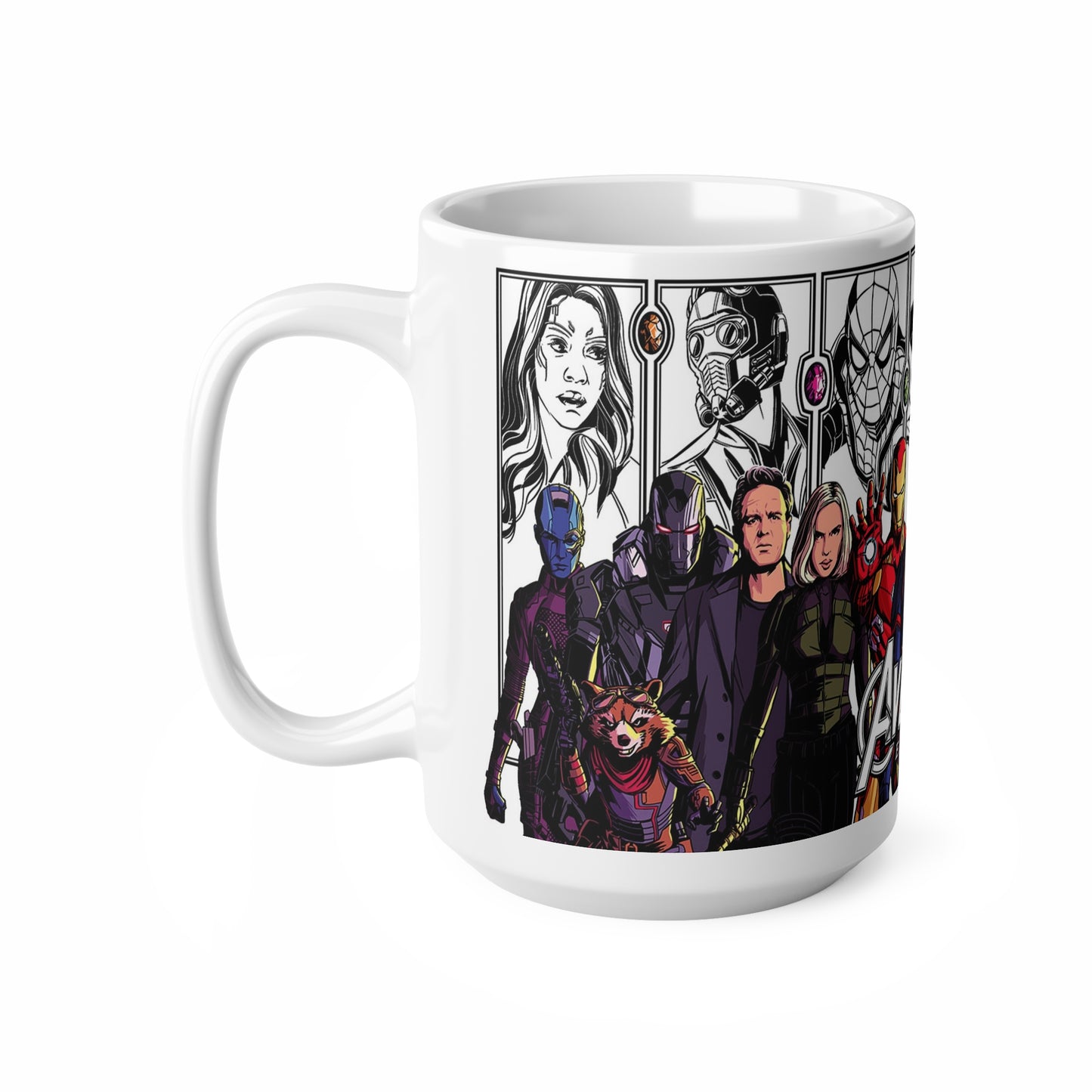 Avengers Endgame Ceramic Coffee Mugs | Superhero Collectible 11oz & 15oz