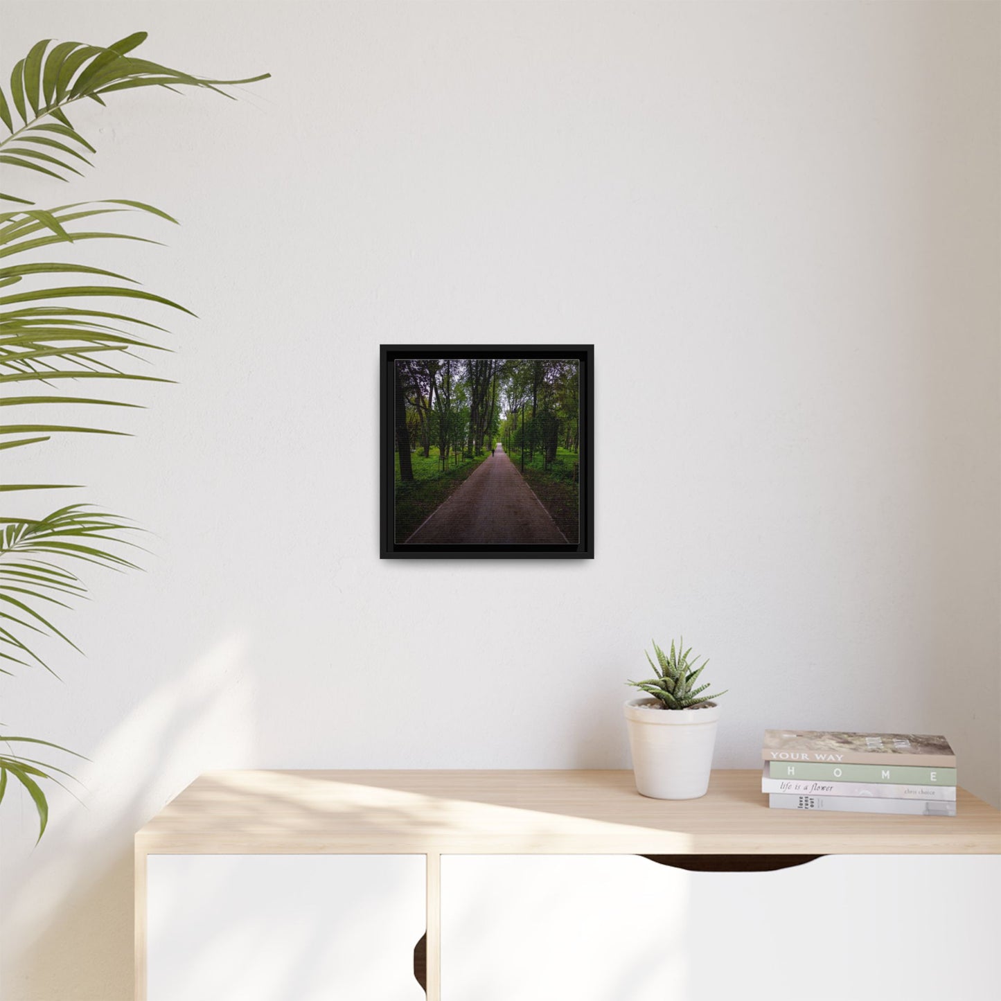 Zagares Park Matte Canvas, Framed (Multi-color)