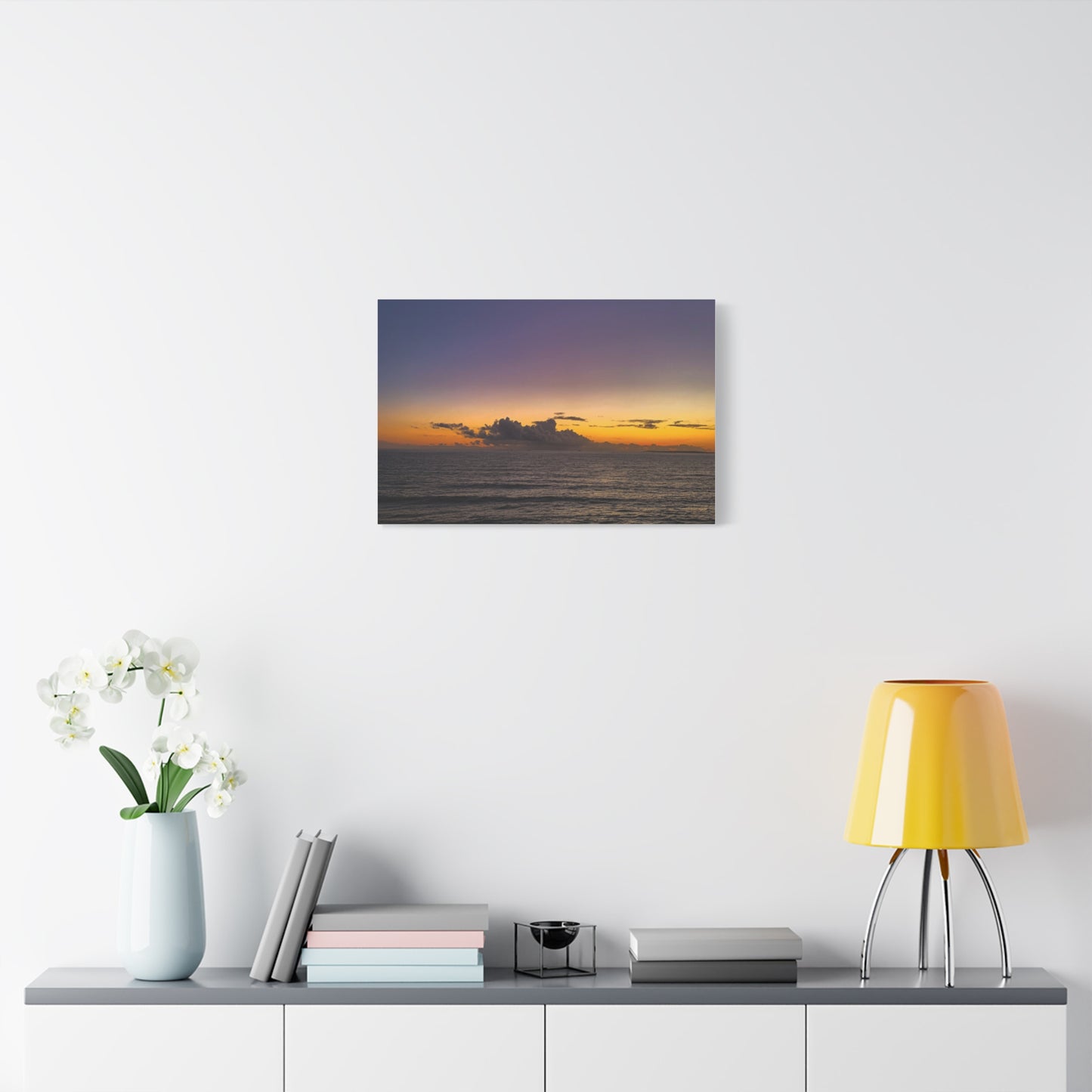 Sunset in Ocean 2 Matte Canvas, Stretched, 1.25"