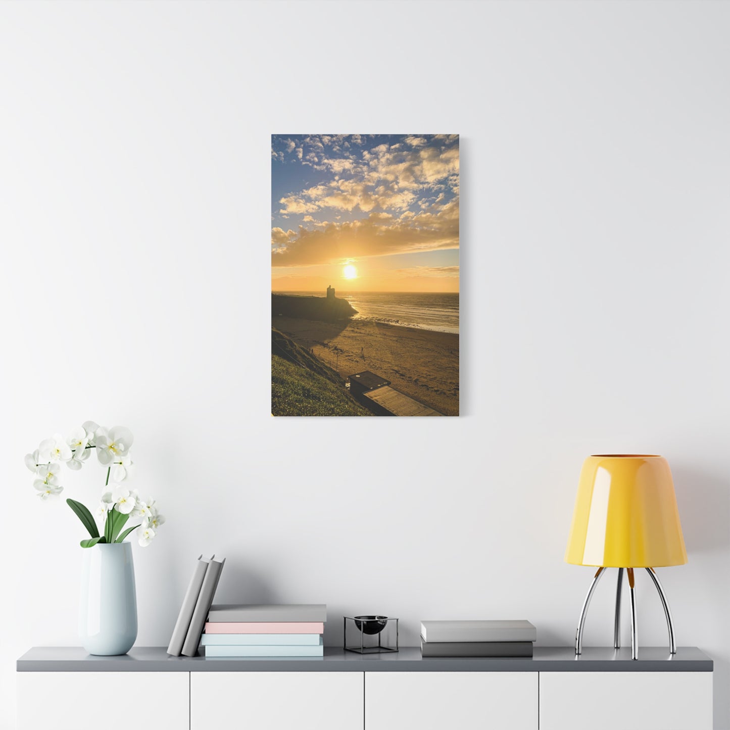 Ballybunion Sunset Castle Matte Canvas, Stretched, 1.25"