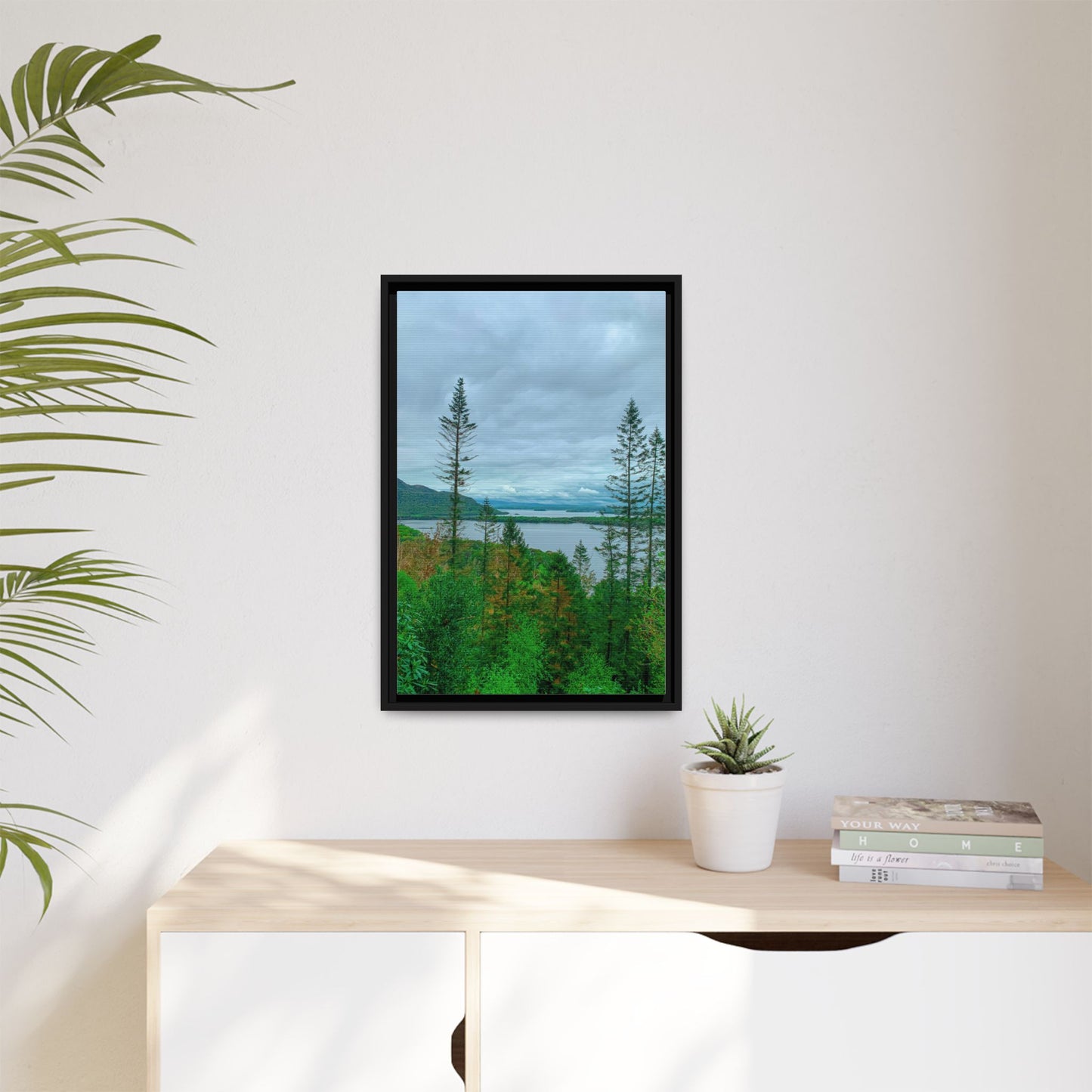 Torc Mountain Trail 2 Matte Canvas, Framed (Multi-color)