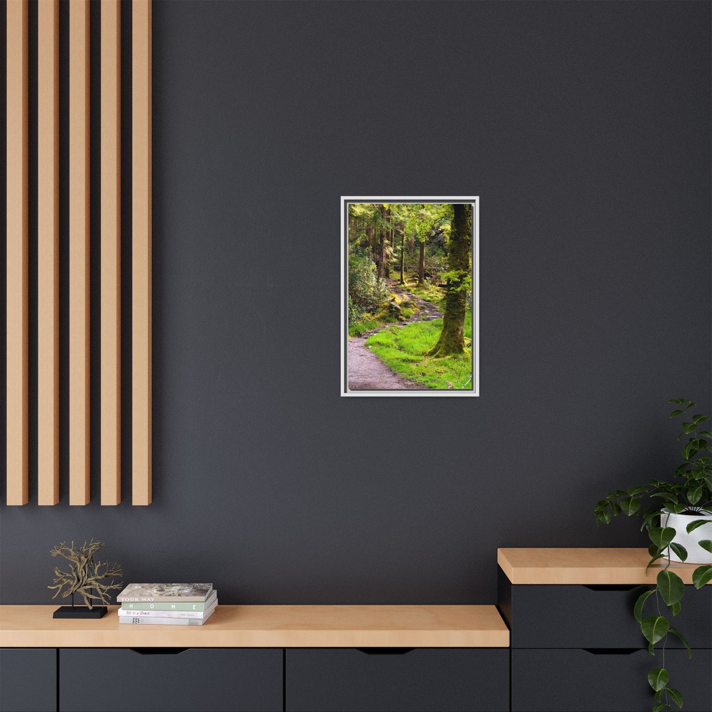 Torc Trail Matte Canvas, Framed (Multi-color)