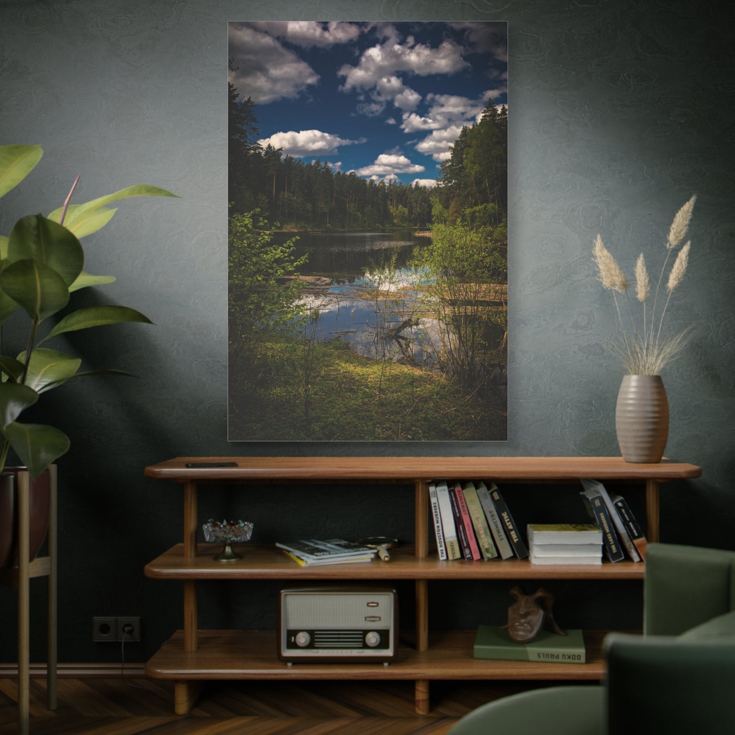 Vilnius Lake, Lithuania Matte Canvas, Stretched, 1.25"
