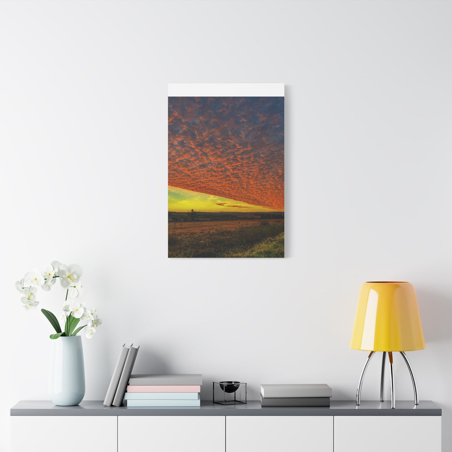Cloudy Sunset Matte Canvas, Stretched, 1.25"