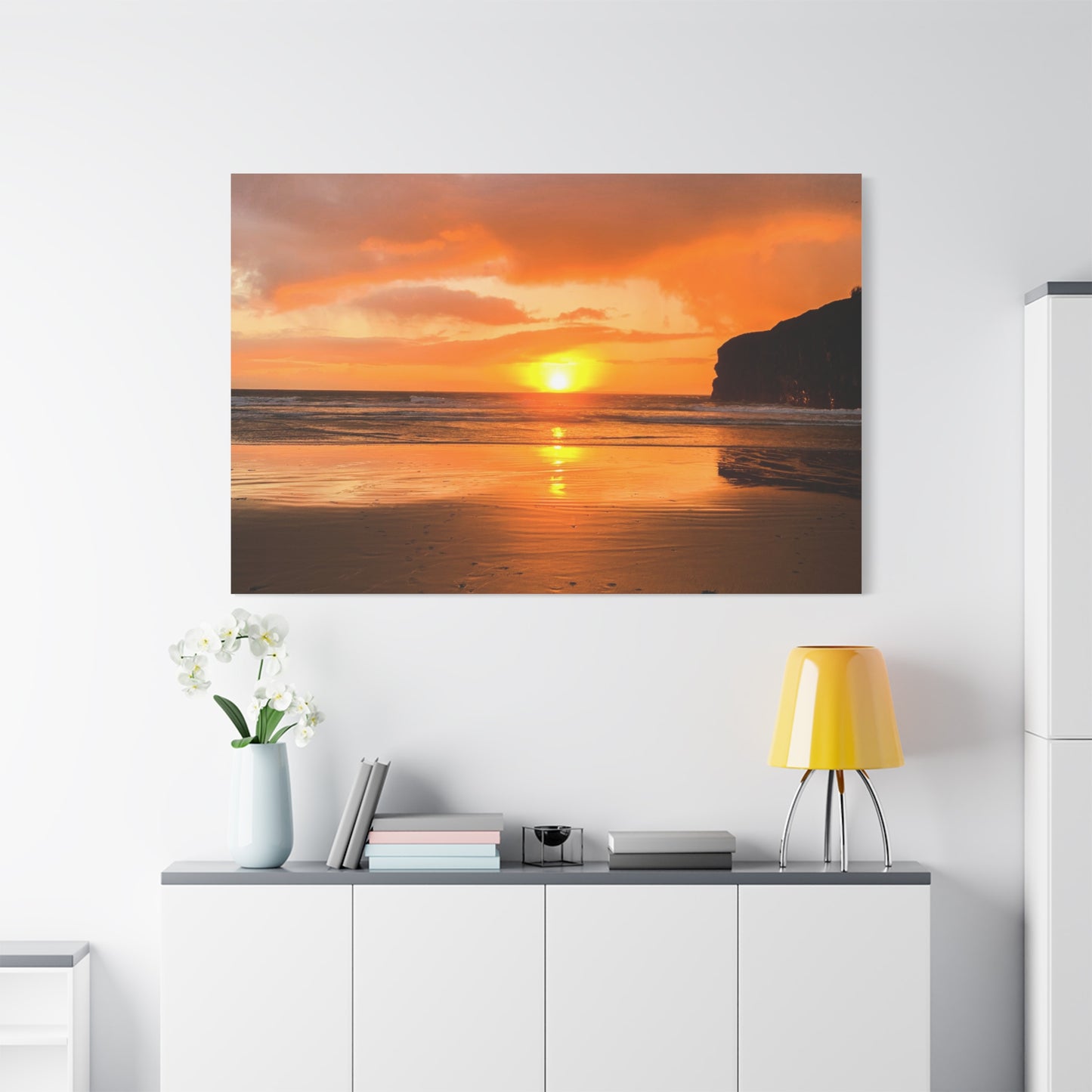 Sunset in Ballybunion Matte Canvas, Stretched, 1.25"