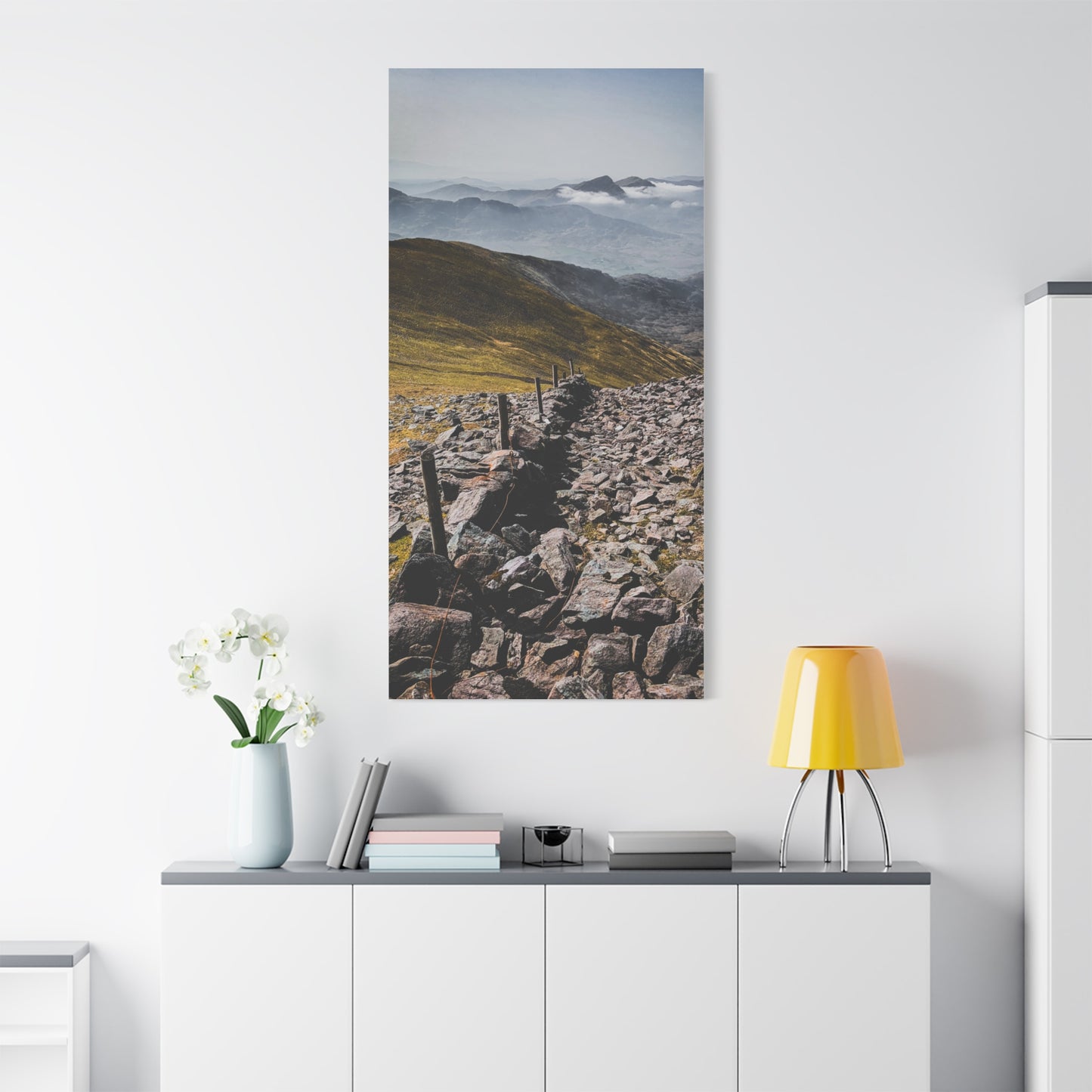 Wall in Mountains Matte Canvas, Stretched, 1.25"